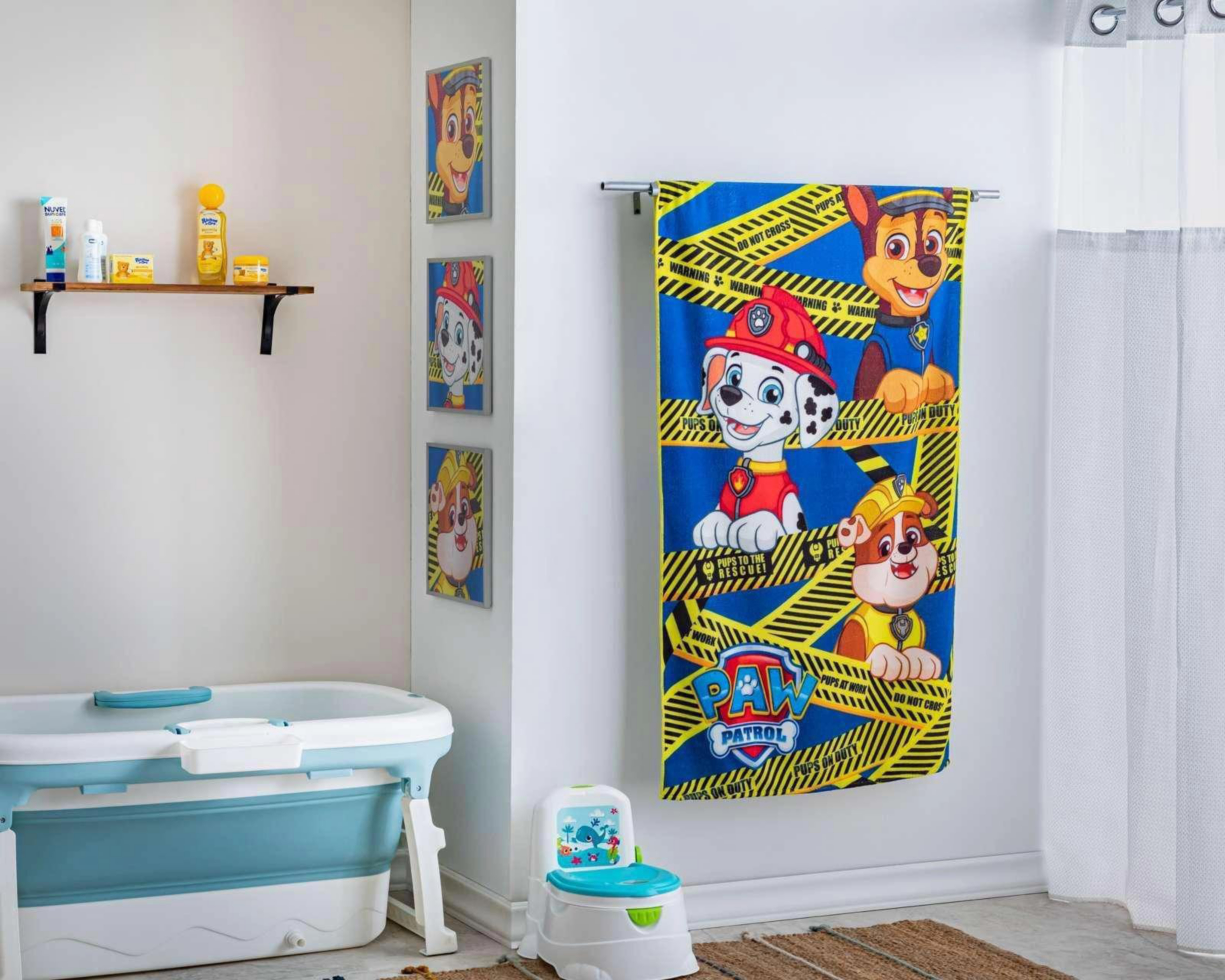 Foto 6 | Toalla de Medio Baño Paw Patrol Providencia Azul