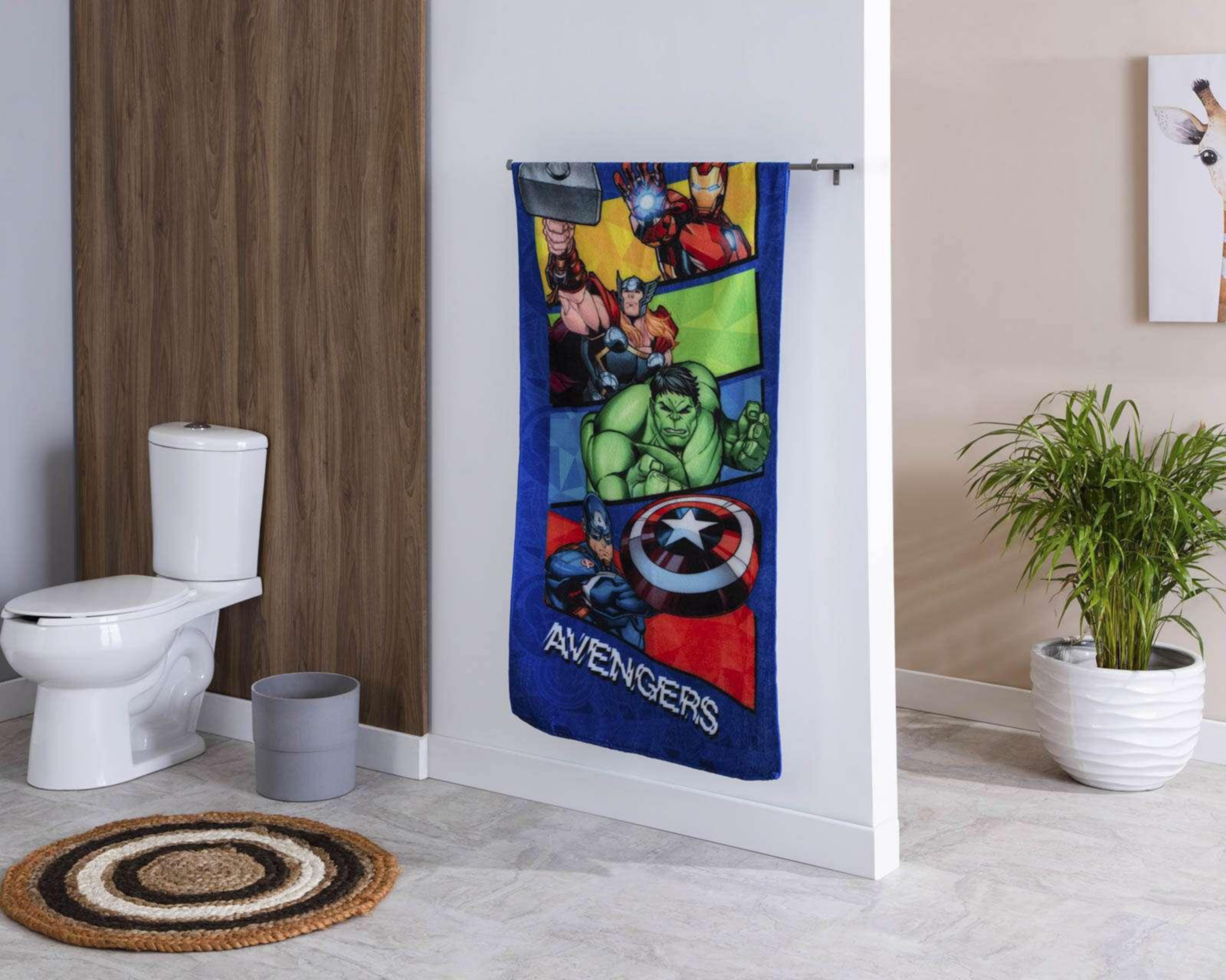 Foto 6 | Toalla de Medio Baño Avengers Providencia Azul