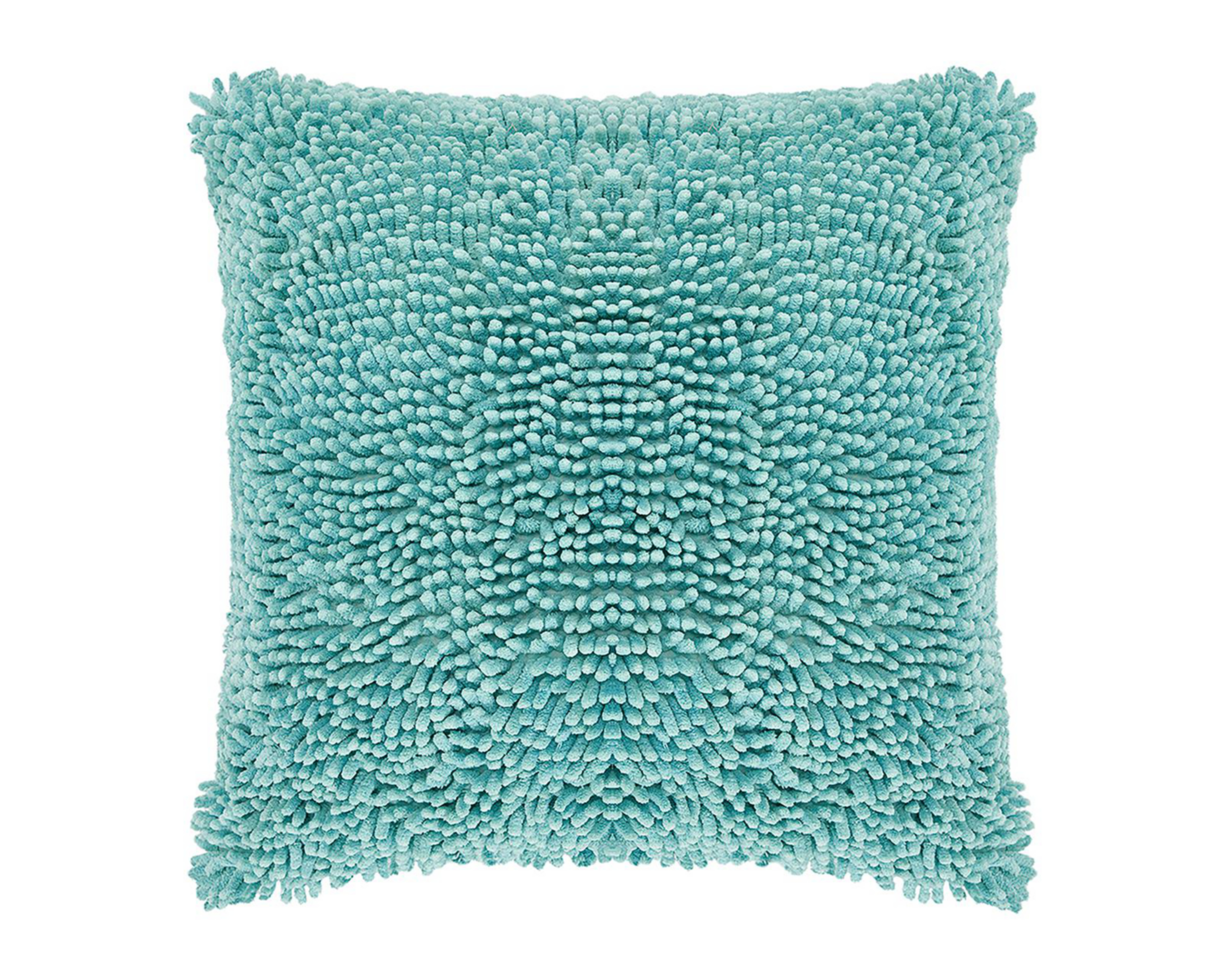 Cojín Decorativo Chenille Azul