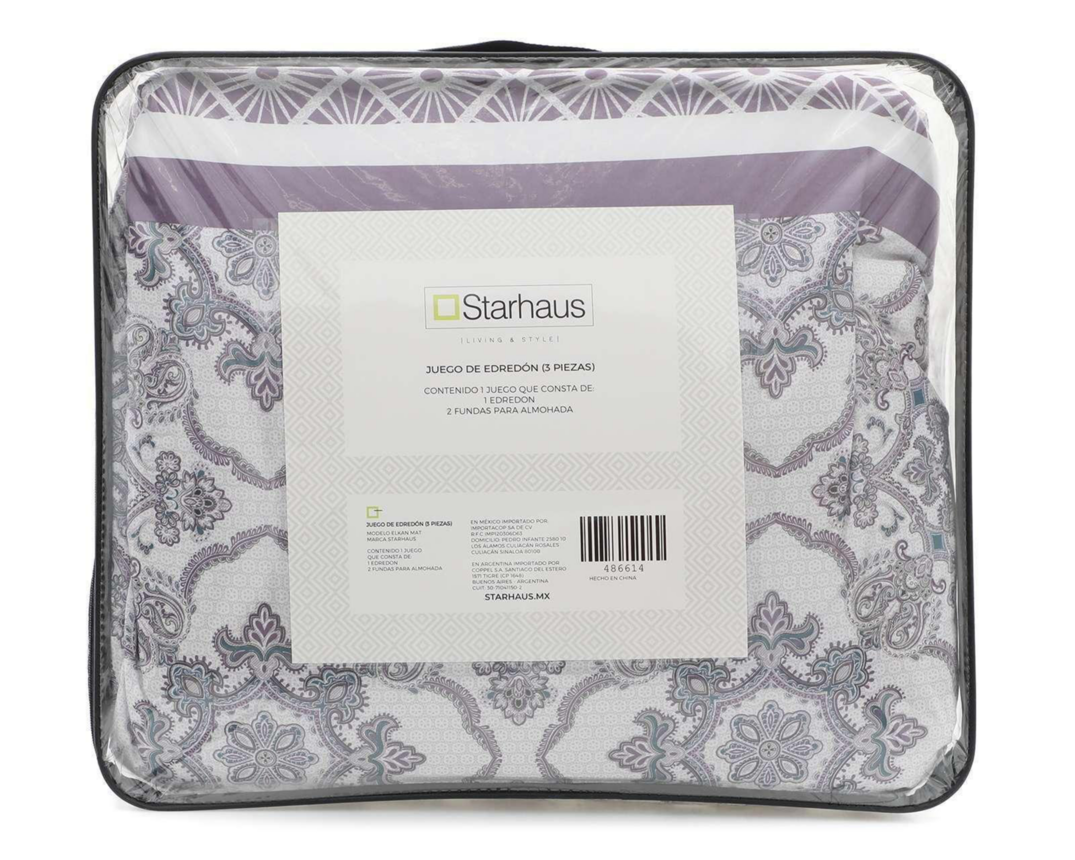Foto 5 | Edredón Starhaus Matrimonial Elkan Gris
