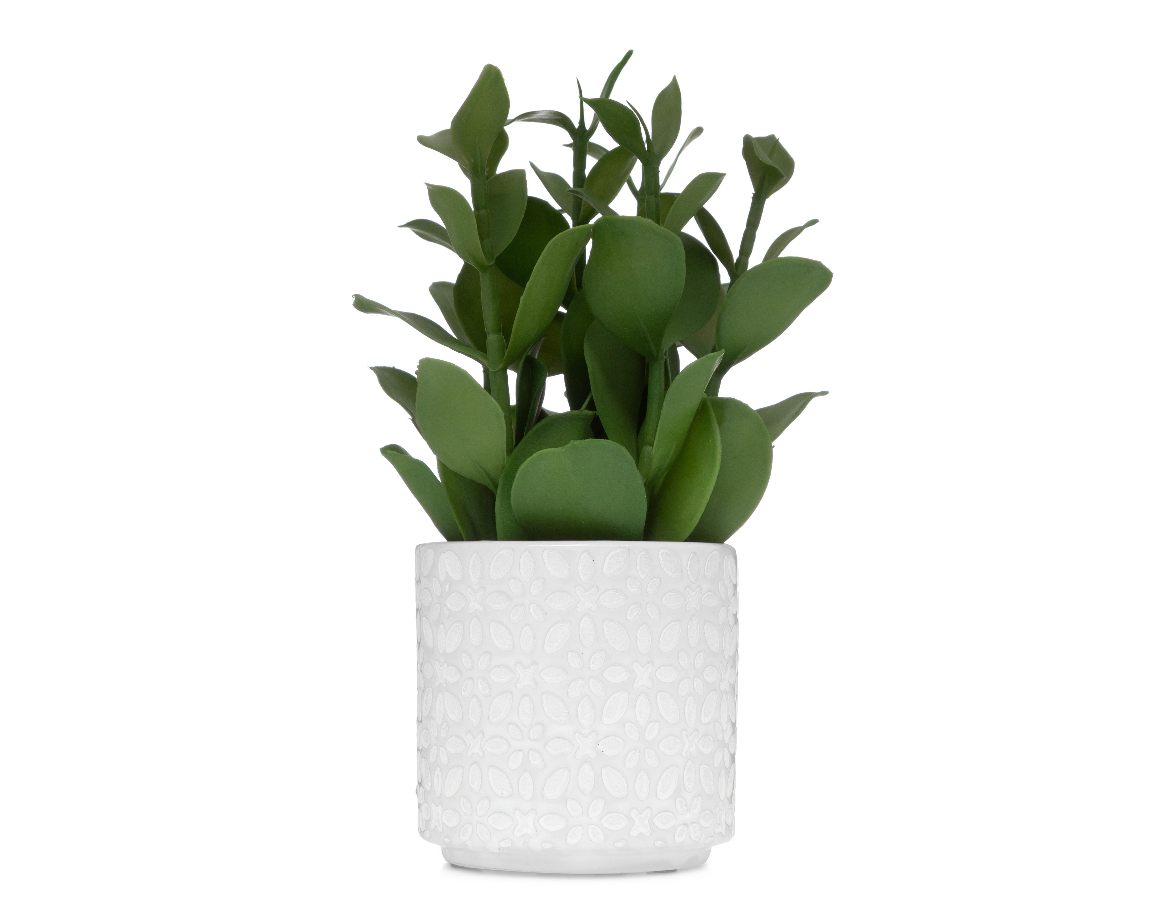 Foto 2 pulgar | Planta Artificial con Maceta Starhaus 28 cm