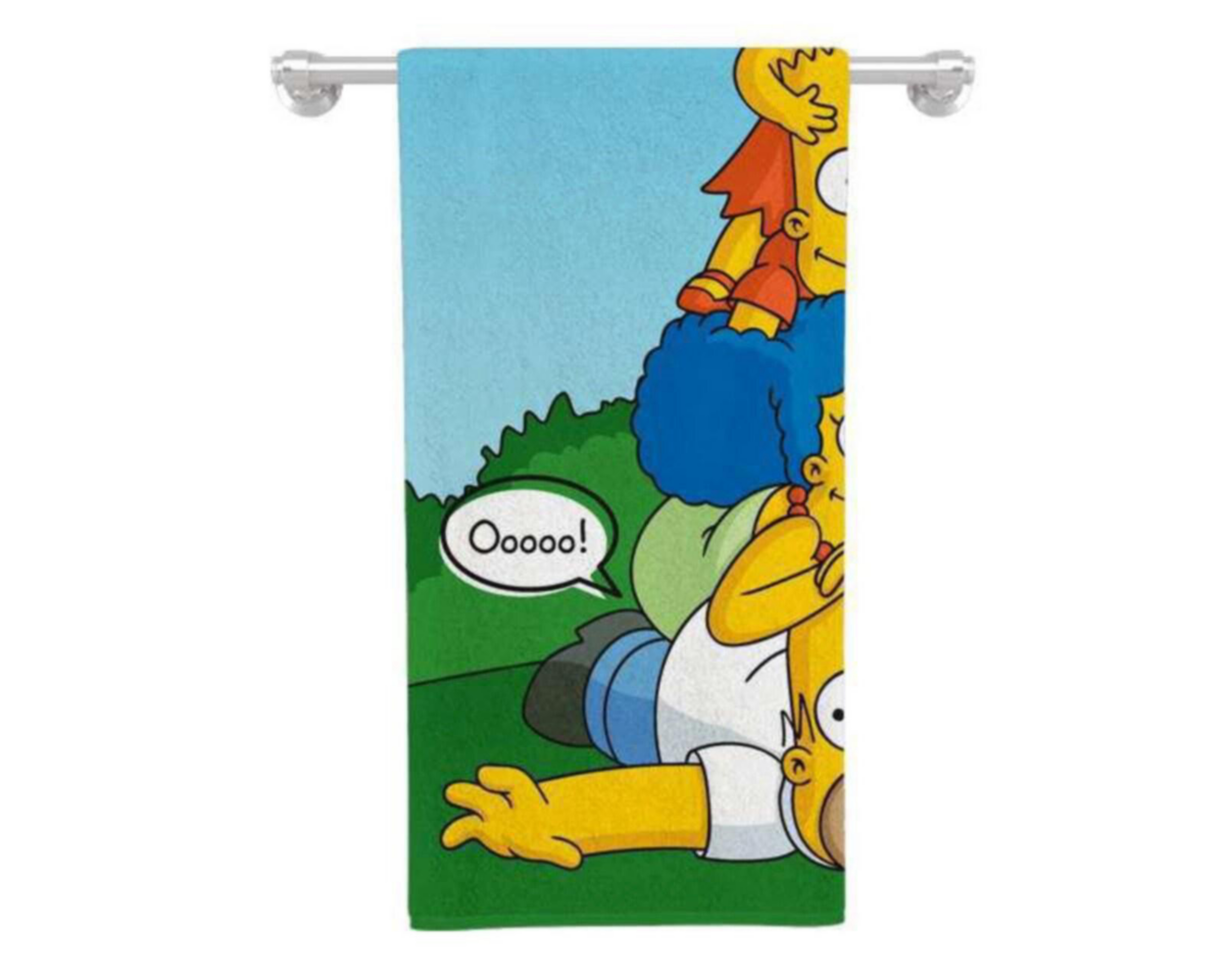 Foto 2 | Toalla de Medio Baño The Simpsons Providencia Azul