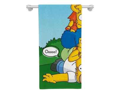 Foto 2 | Toalla de Medio Baño The Simpsons Providencia Azul