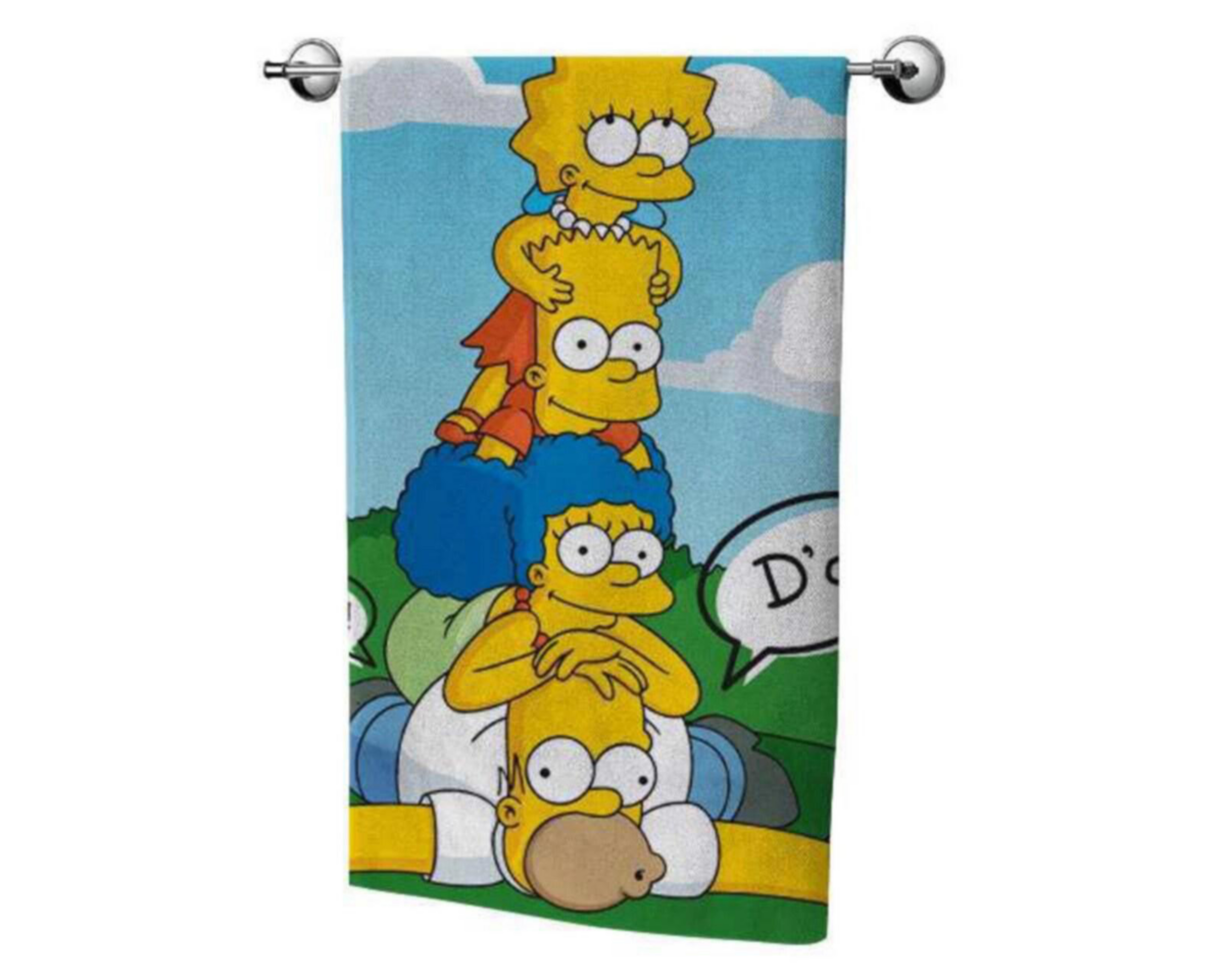 Foto 3 | Toalla de Medio Baño The Simpsons Providencia Azul