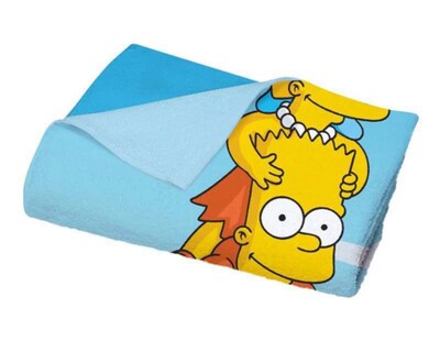 Foto 6 | Toalla de Medio Baño The Simpsons Providencia Azul