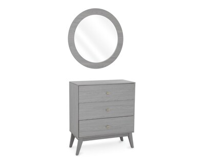 Foto 2 | Cómoda Alberta Gris 80 cm