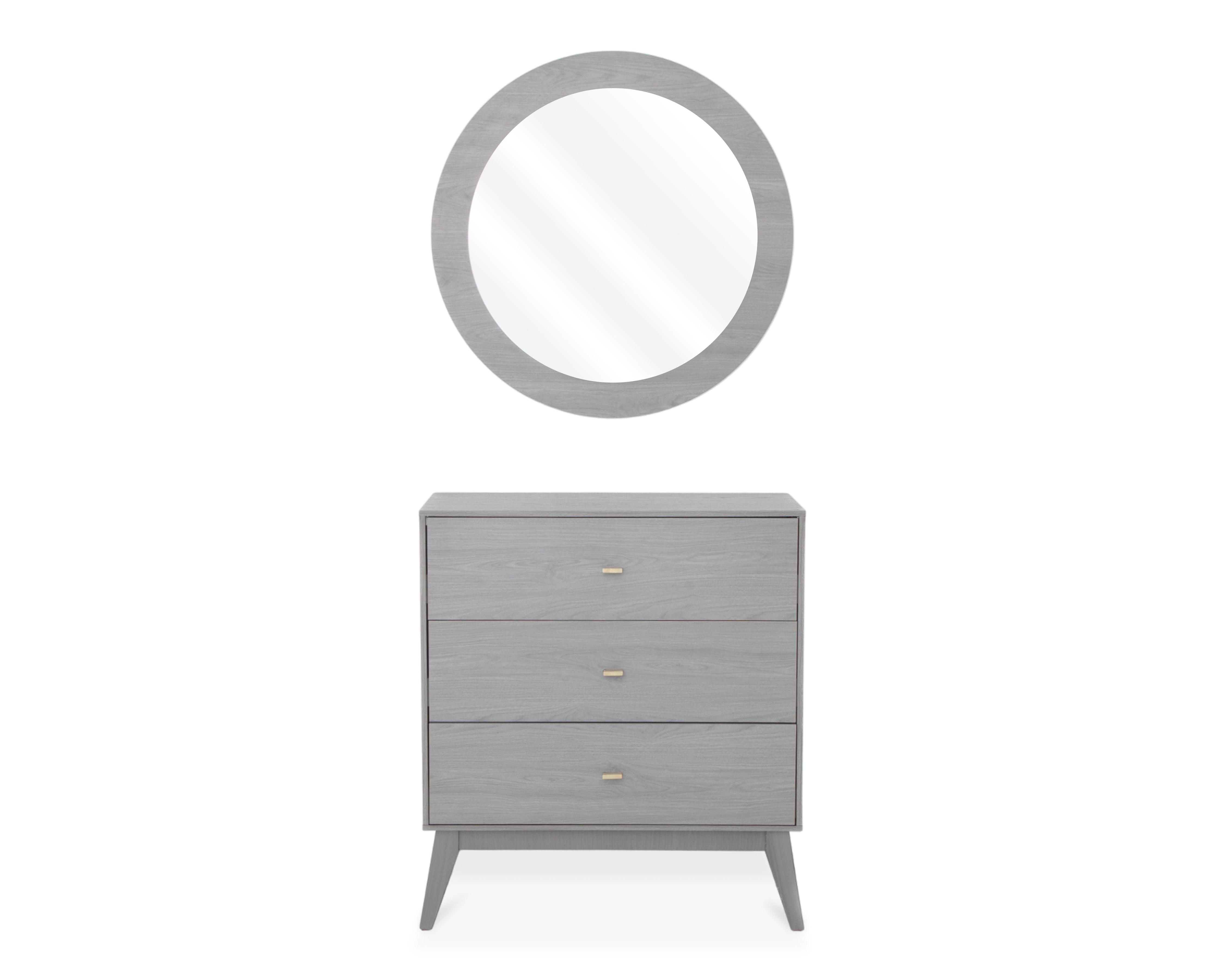 Foto 4 | Cómoda Alberta Gris 80 cm