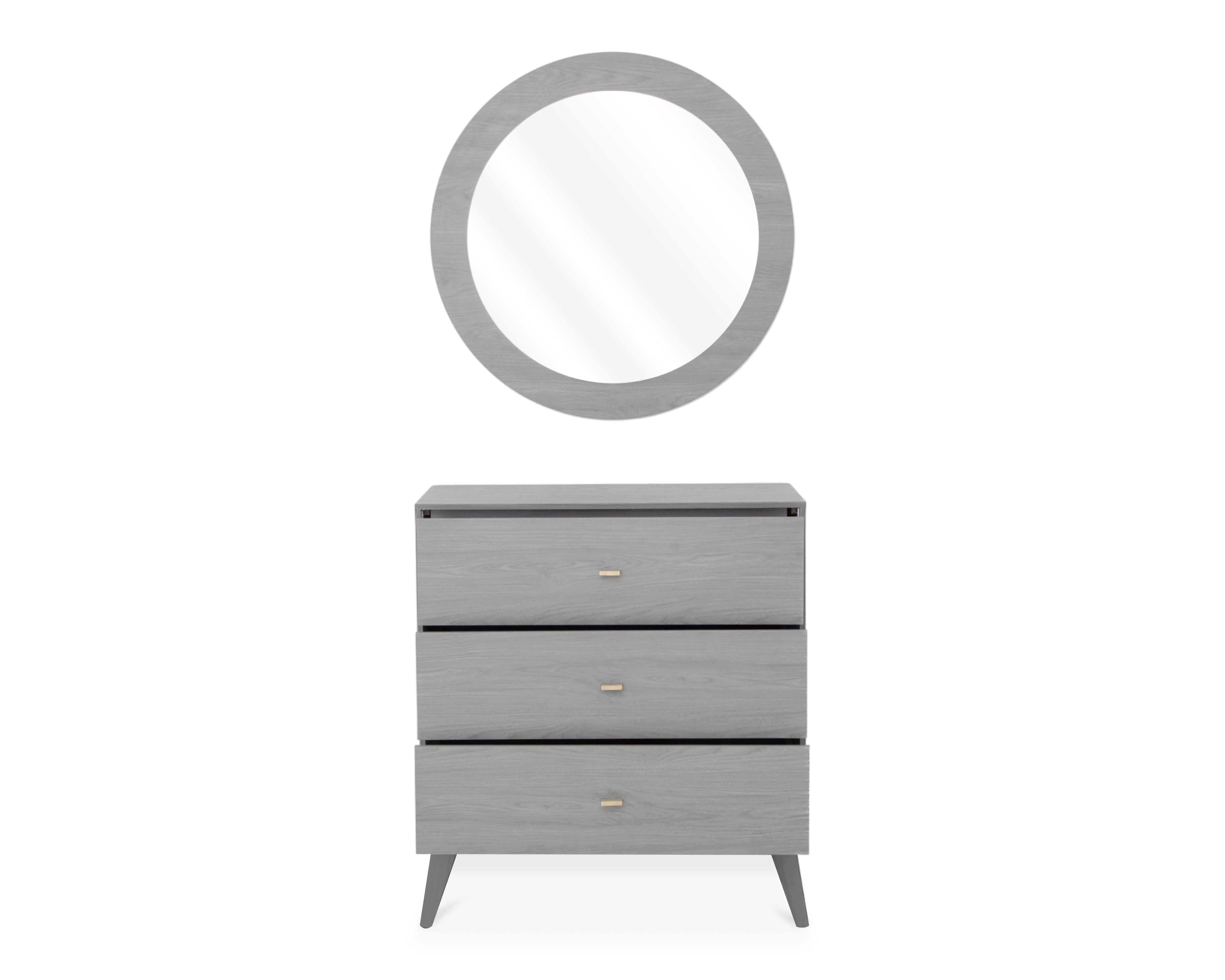Foto 5 | Cómoda Alberta Gris 80 cm