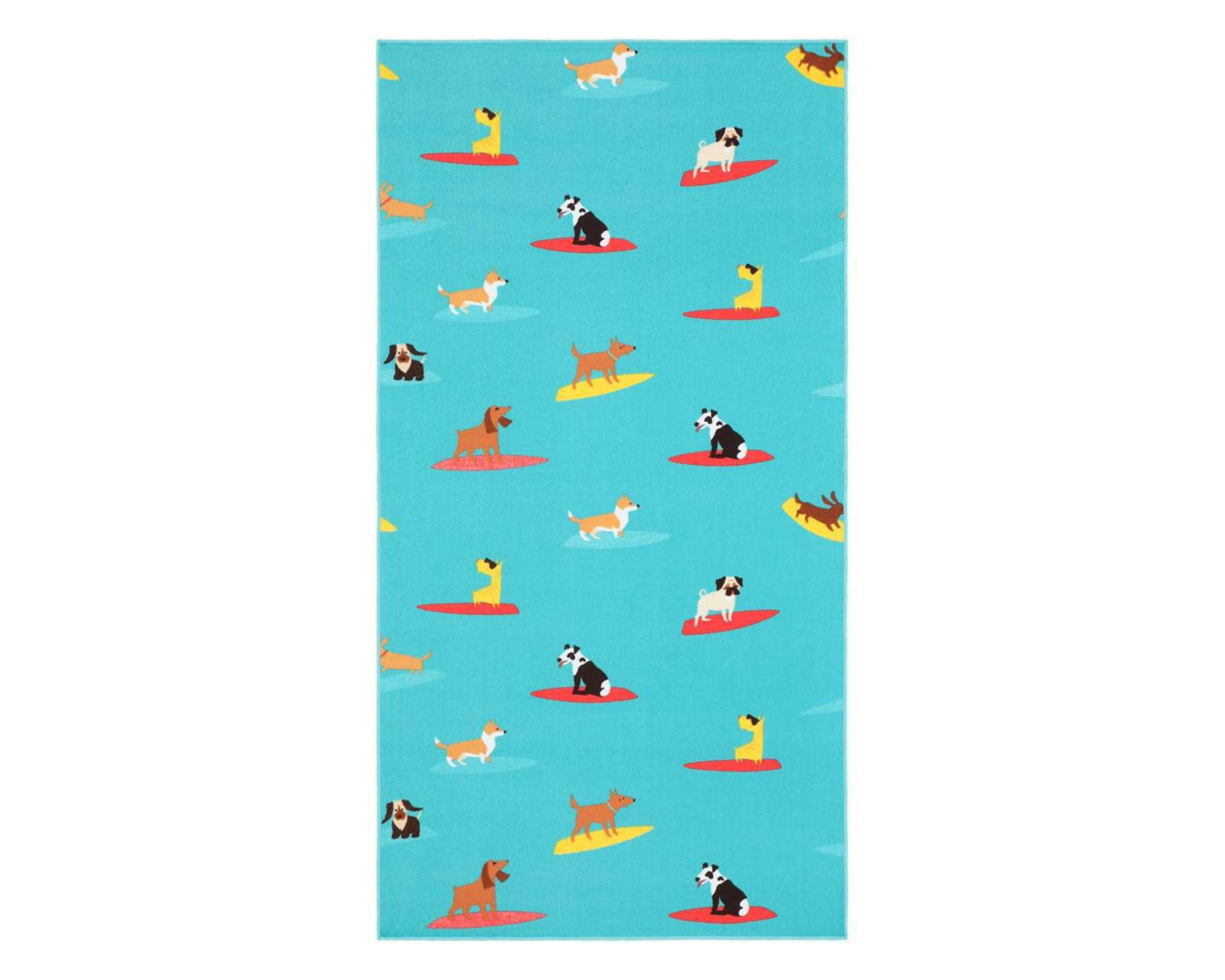 Toalla de Baño Completo Surf Dogs Aqua