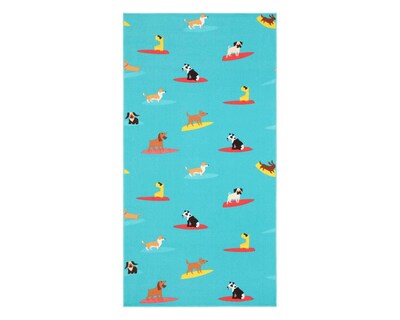 Foto 1 | Toalla de Baño Completo Surf Dogs Aqua