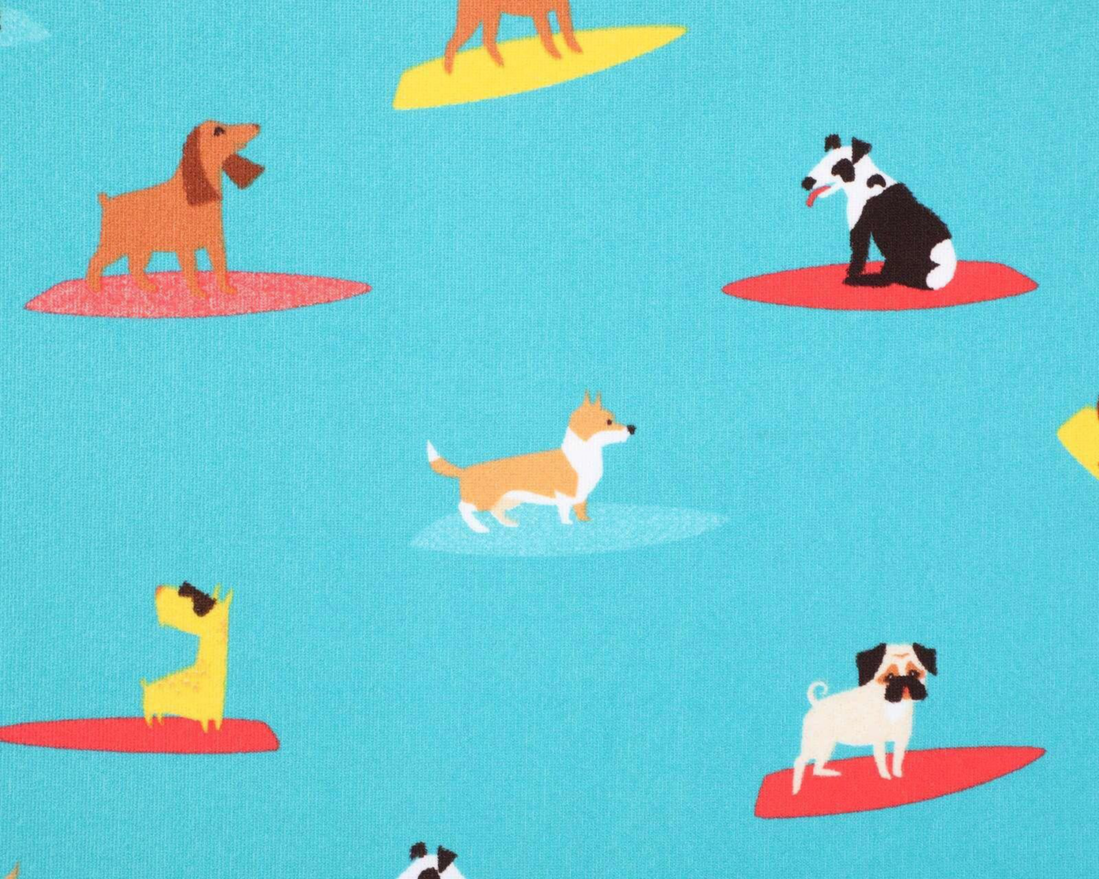 Foto 4 pulgar | Toalla de Baño Completo Surf Dogs Aqua
