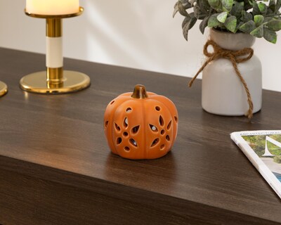 Foto 4 | Escultura de Calabaza Floral