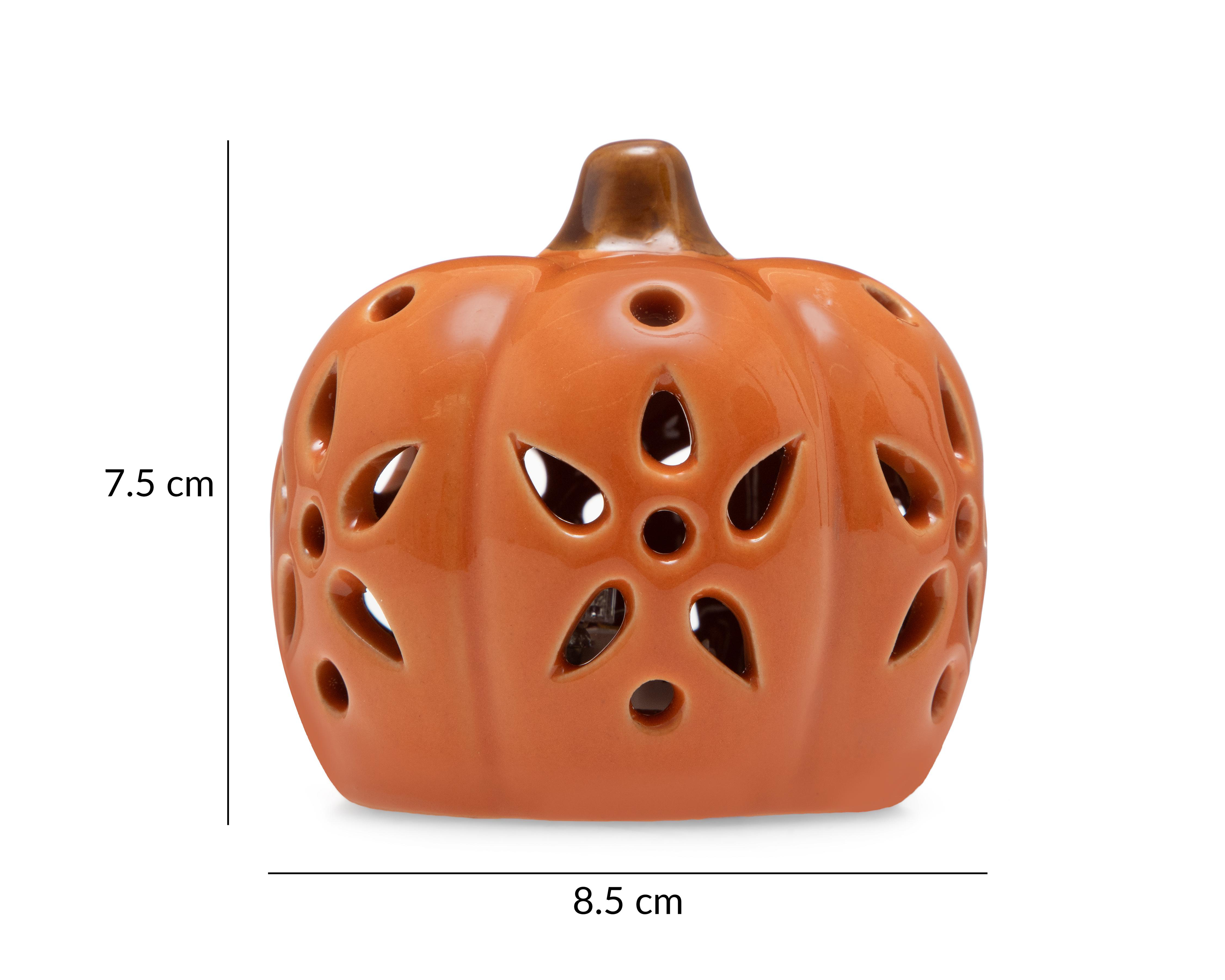 Foto 5 | Escultura de Calabaza Floral
