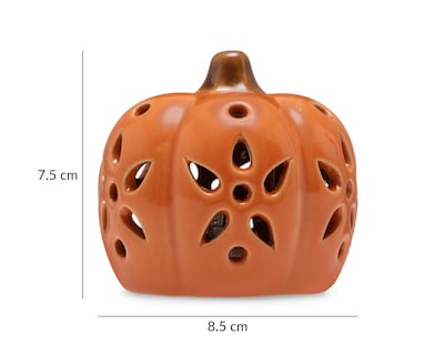 Foto 5 | Escultura de Calabaza Floral
