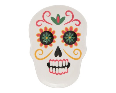 Foto 2 | Plato Decorativo Calaverita de Cerámica