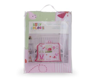 Foto 5 | Edredón Baby Colors para Cuna Pink Baby Rosa 3 Piezas