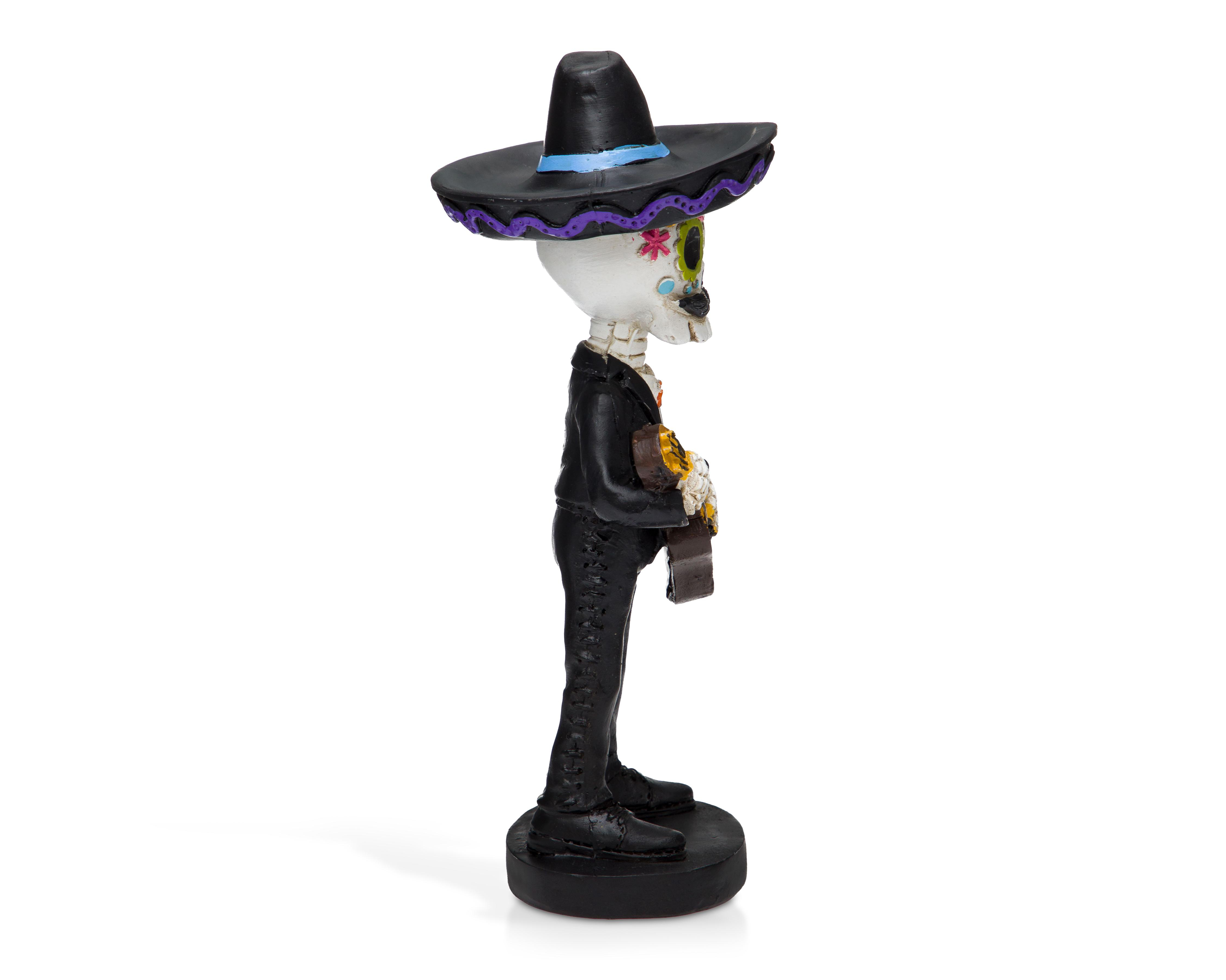 Foto 3 pulgar | Calavera de Día de Muertos Alfredo de Resina