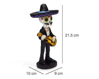 Foto 6 | Calavera de Día de Muertos Alfredo de Resina