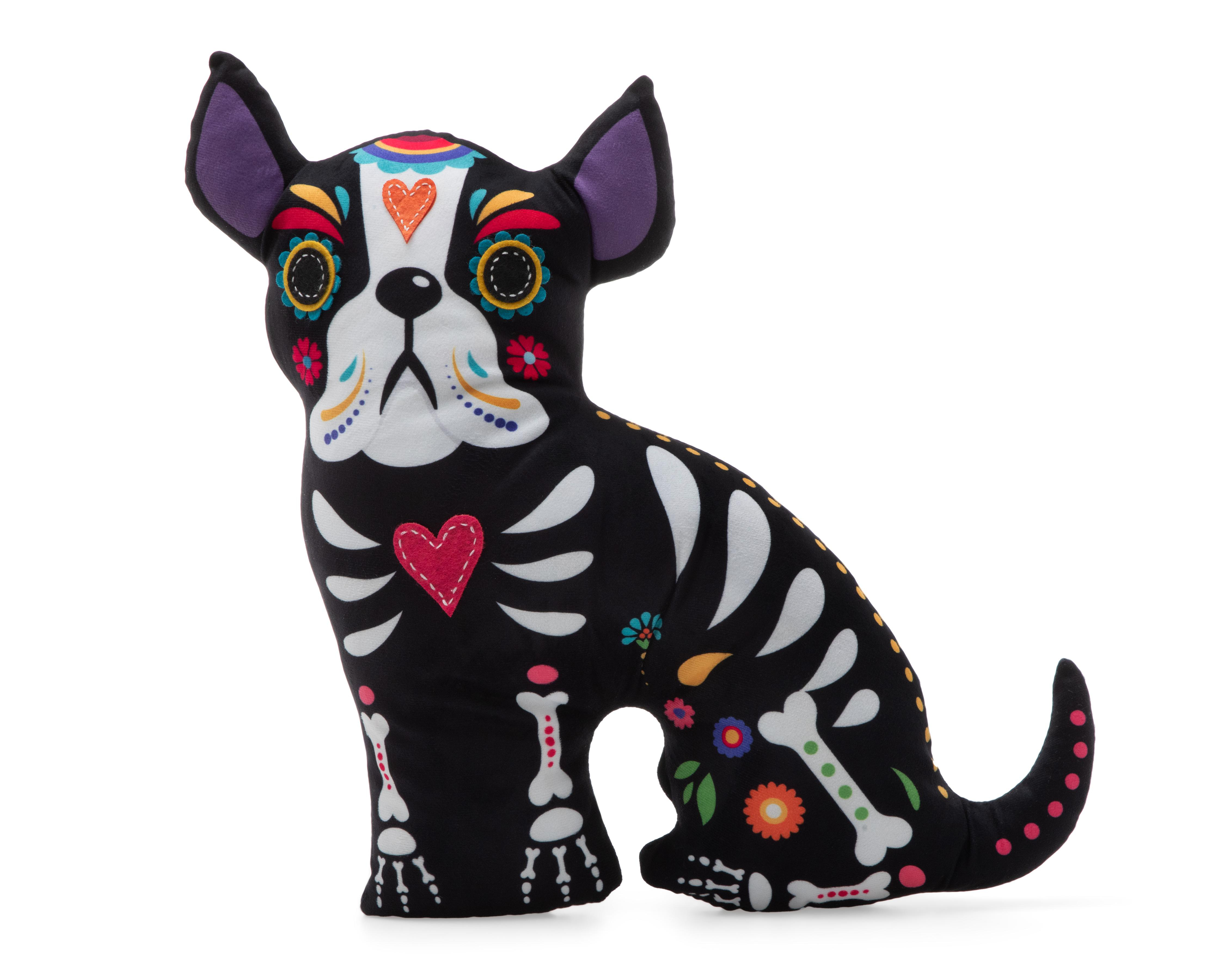 Cojín Decorativo Perrito Alebrije Negro $69