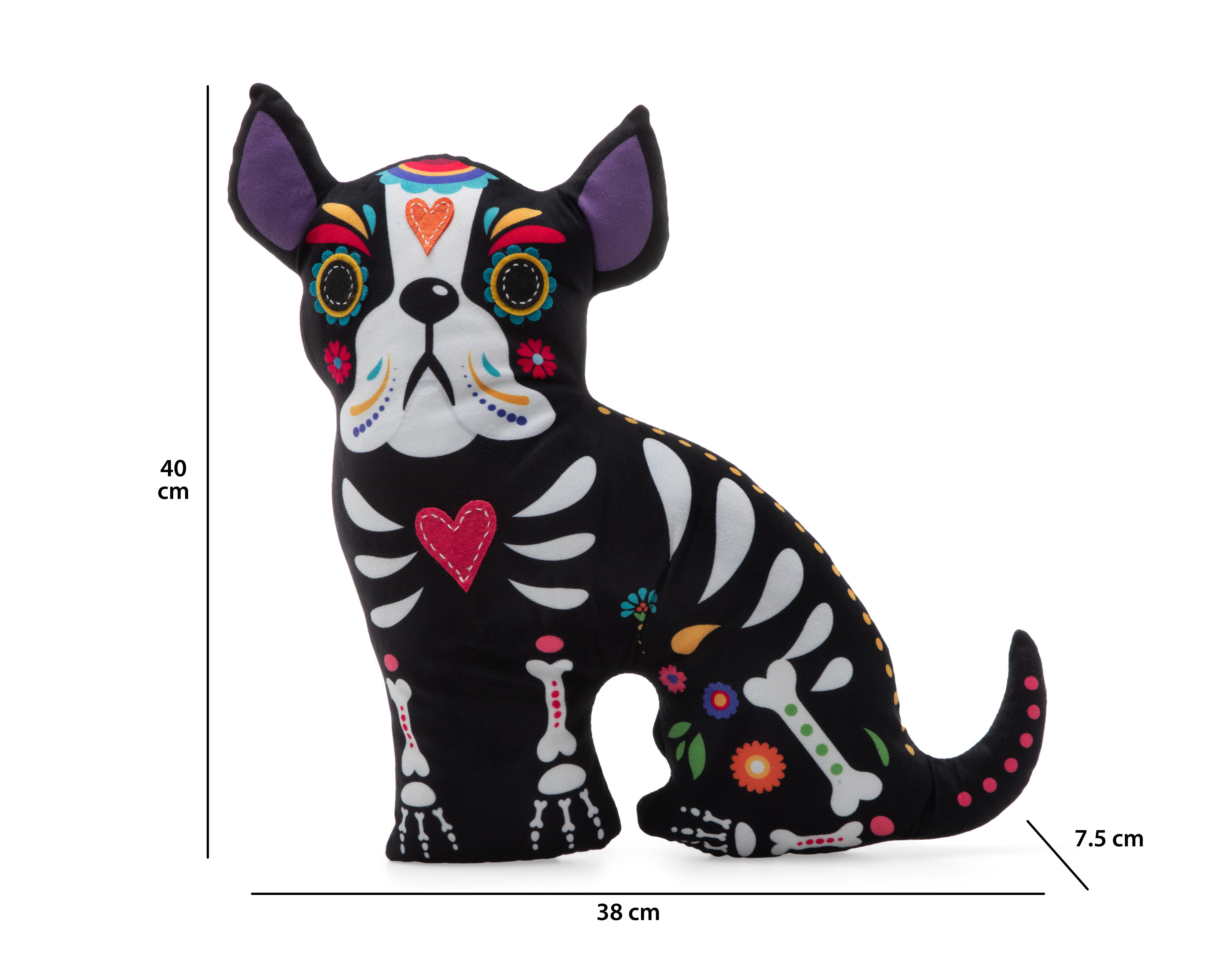 Foto 5 | Cojín Decorativo Perrito Alebrije Negro