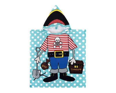 Foto 1 | Toalla de Baño Tesoro Pirata Azul
