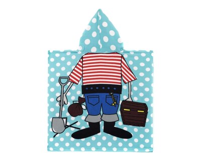 Foto 2 | Toalla de Baño Tesoro Pirata Azul