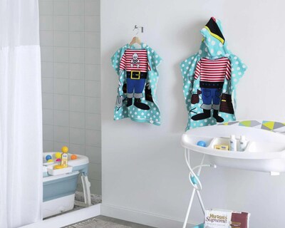 Foto 5 | Toalla de Baño Tesoro Pirata Azul