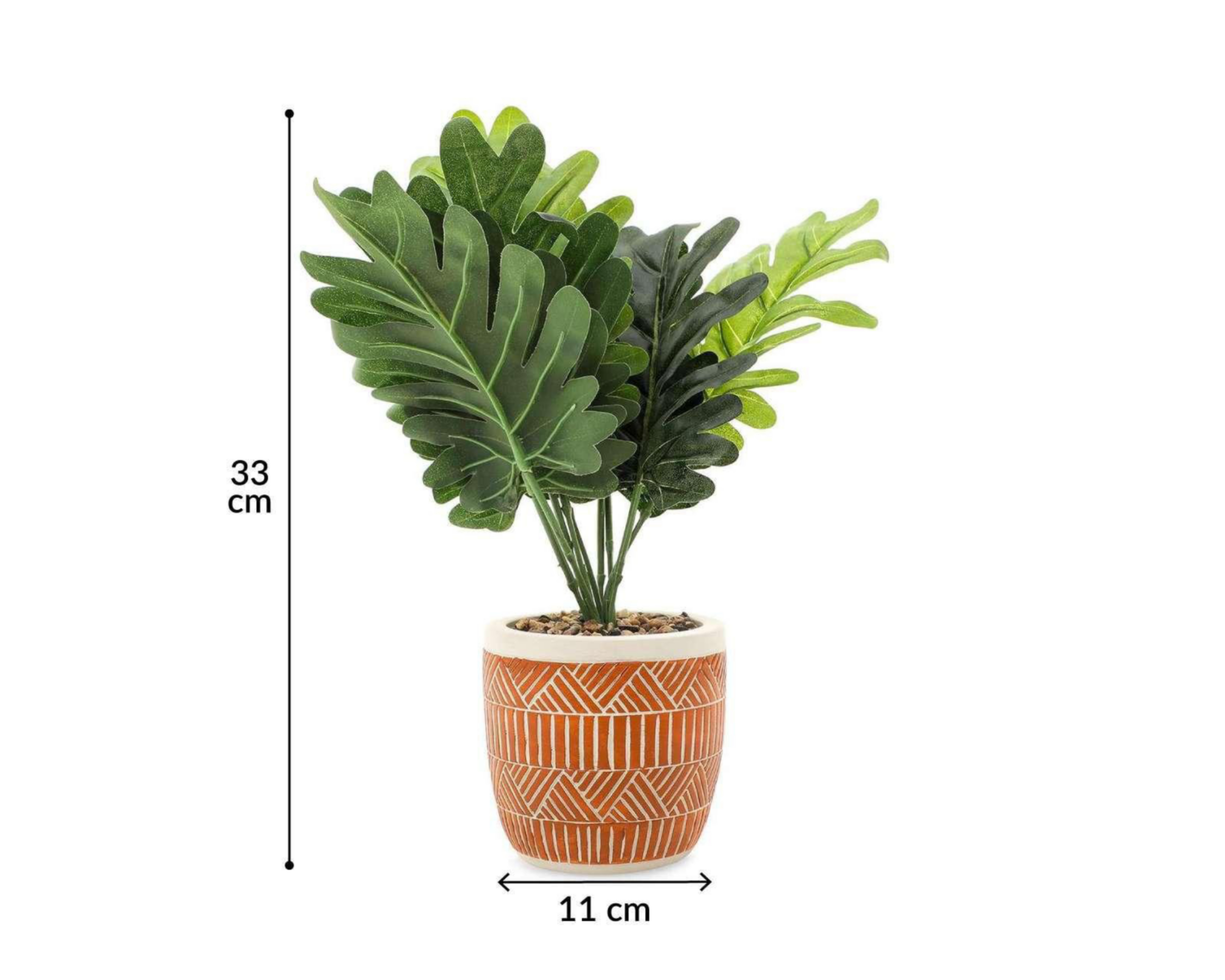 Foto 5 pulgar | Planta Artificial con Maceta Starhaus 32 cm