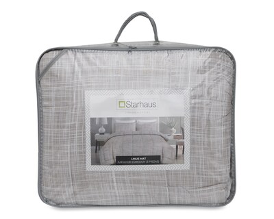 Foto 4 | Edredón Matrimonial Starhaus Linus Beige 3 Piezas