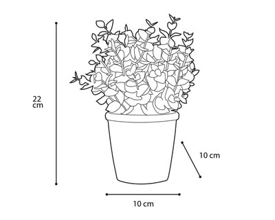 Foto 4 | Planta Artificial con Maceta Starhaus