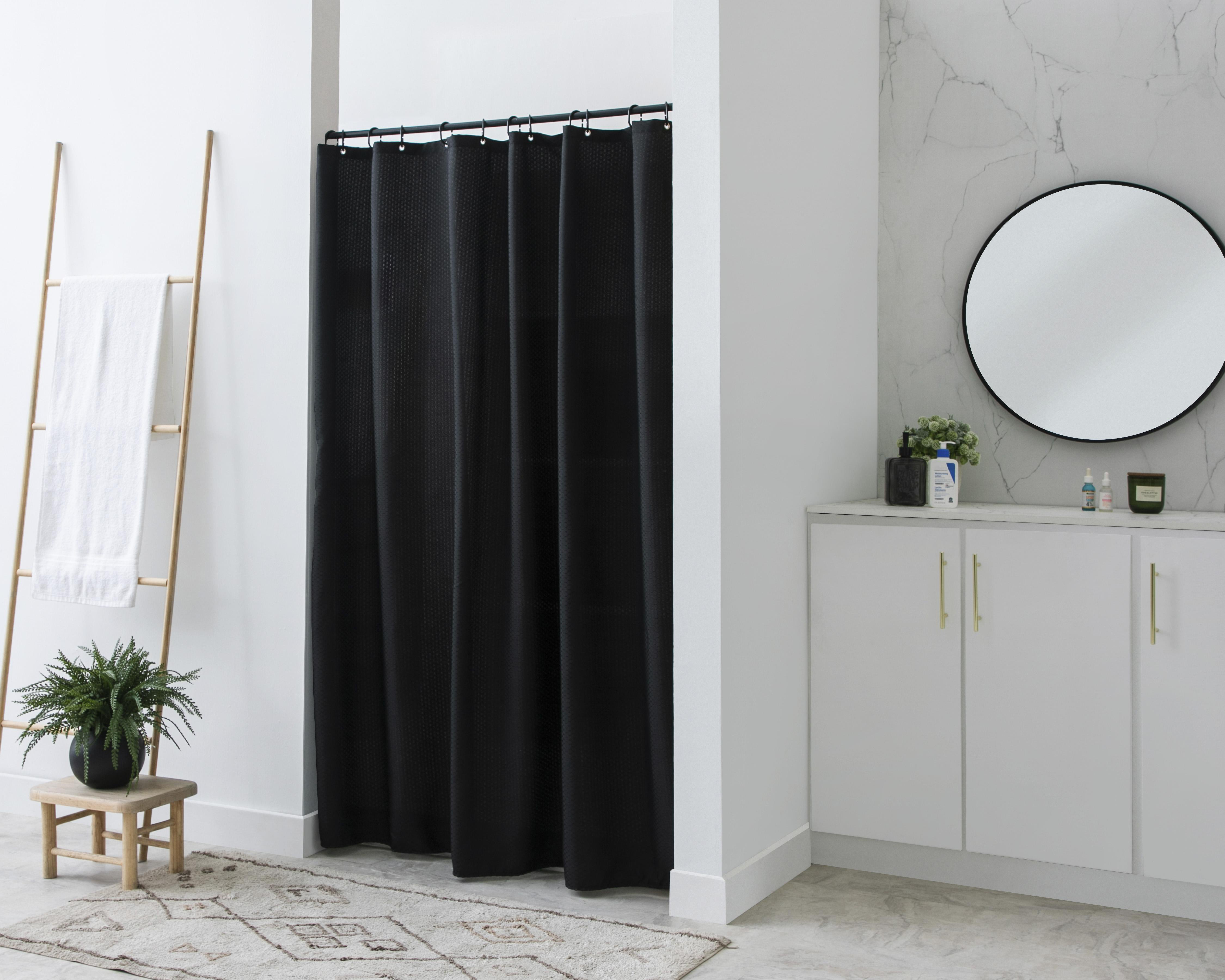 Foto 5 pulgar | Cortina para Baño Starhus Negra