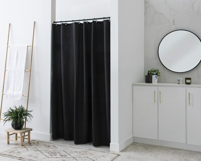 Foto 4 | Cortina para Baño Starhus Negra
