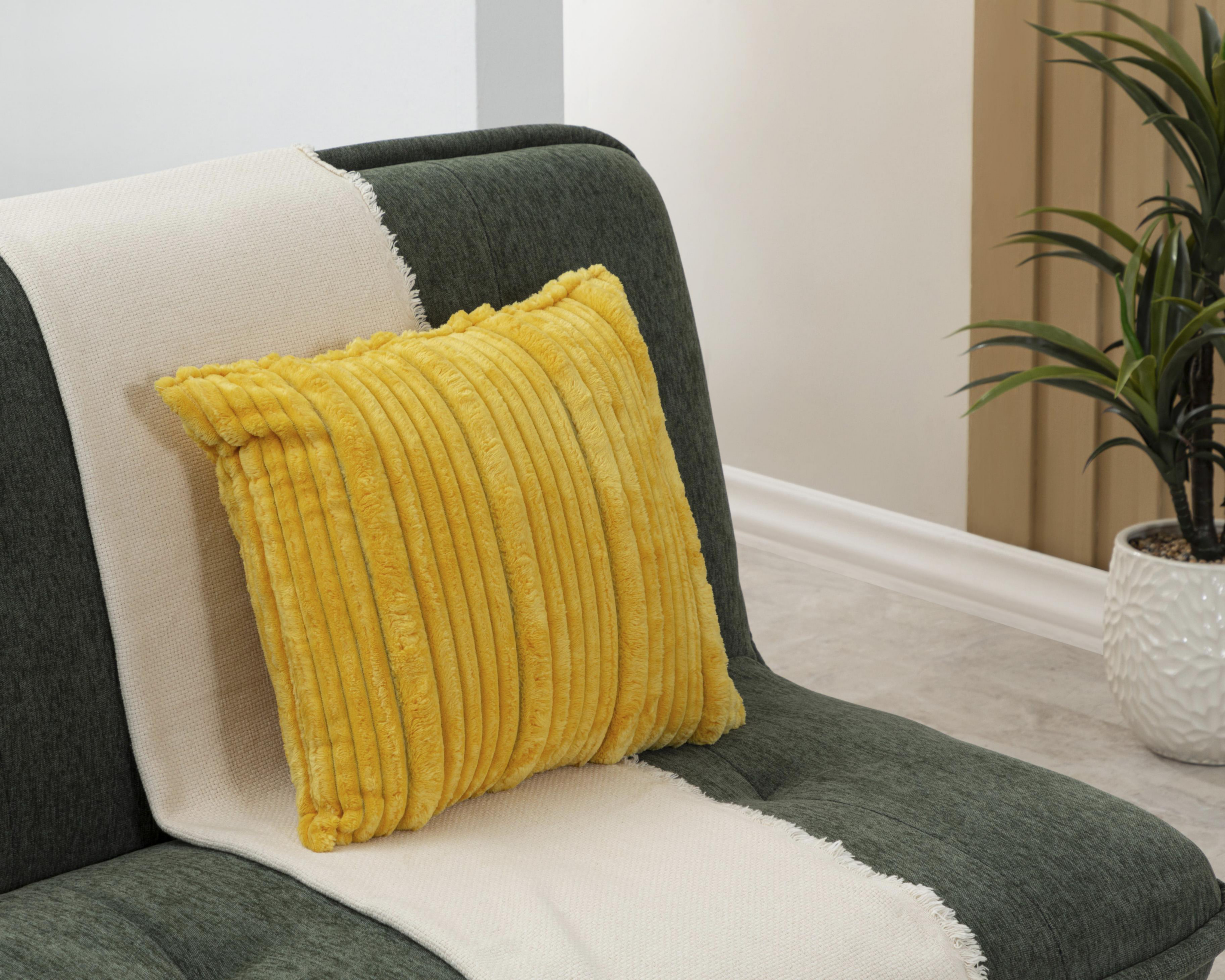 Foto 5 | Cojín Decorativo Luxury Mostaza