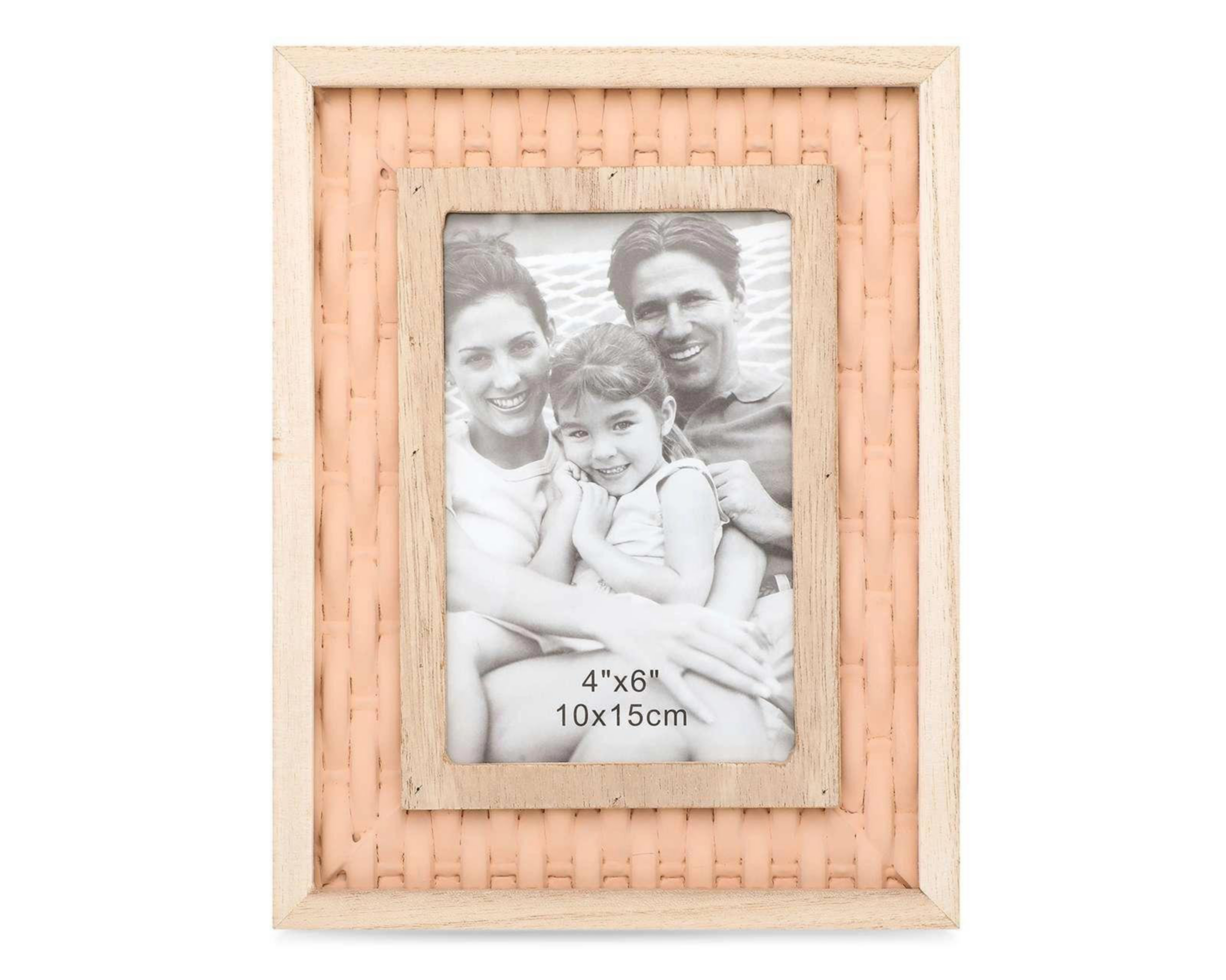 Portarretrato de Madera Industrial 4 x 6"