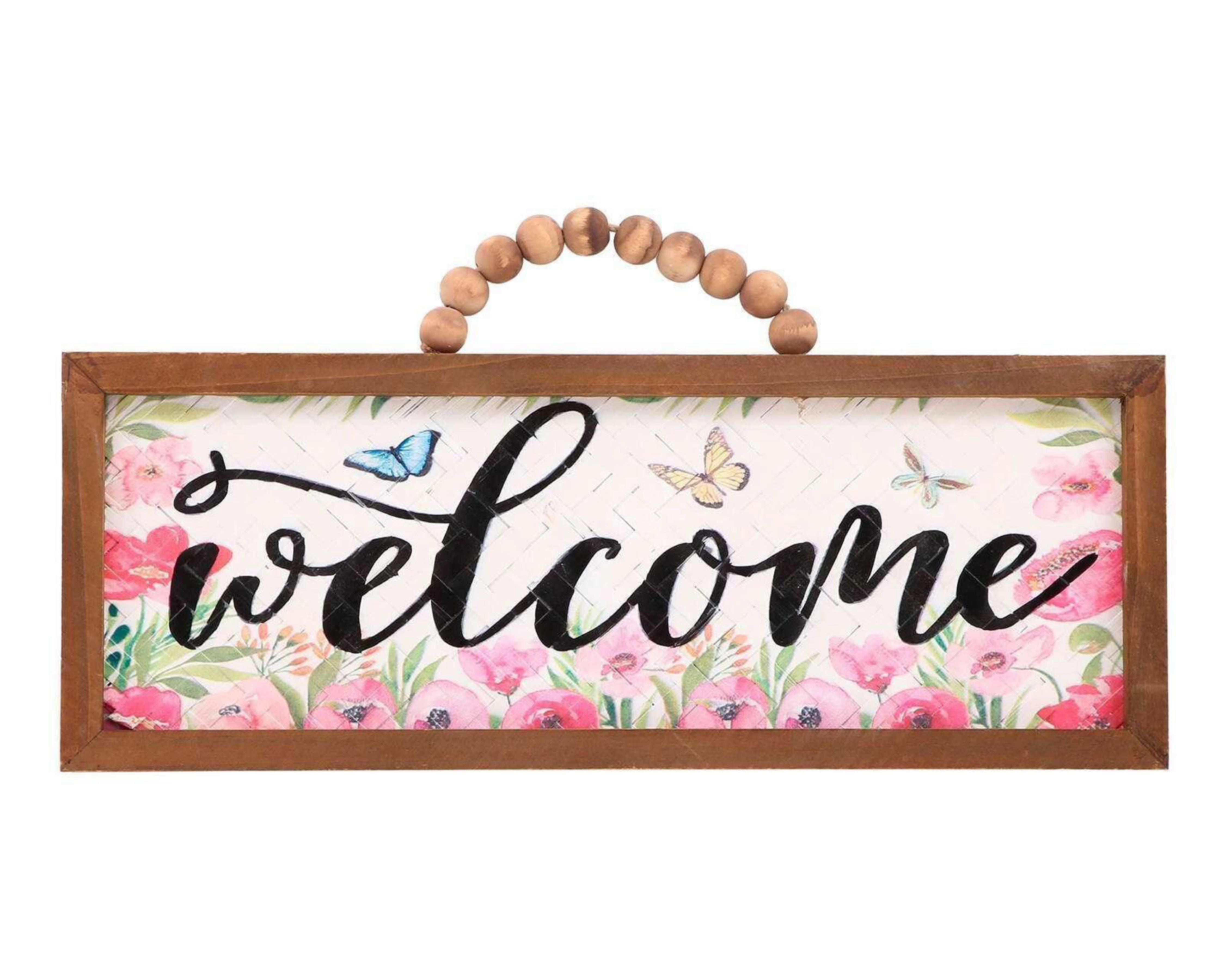 Foto 3 pulgar | Cuadro Decorativo Welcome Butterfly