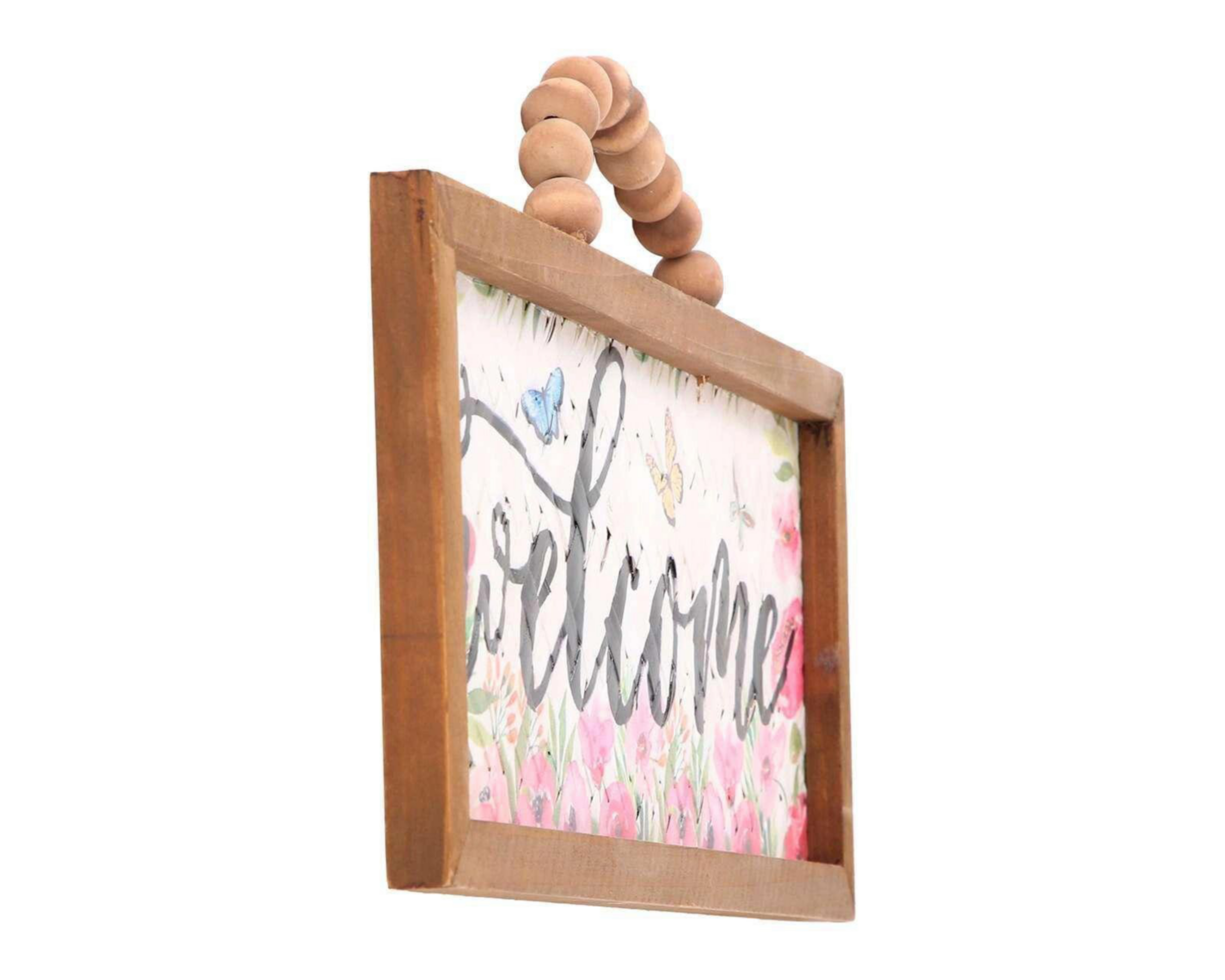 Foto 4 pulgar | Cuadro Decorativo Welcome Butterfly