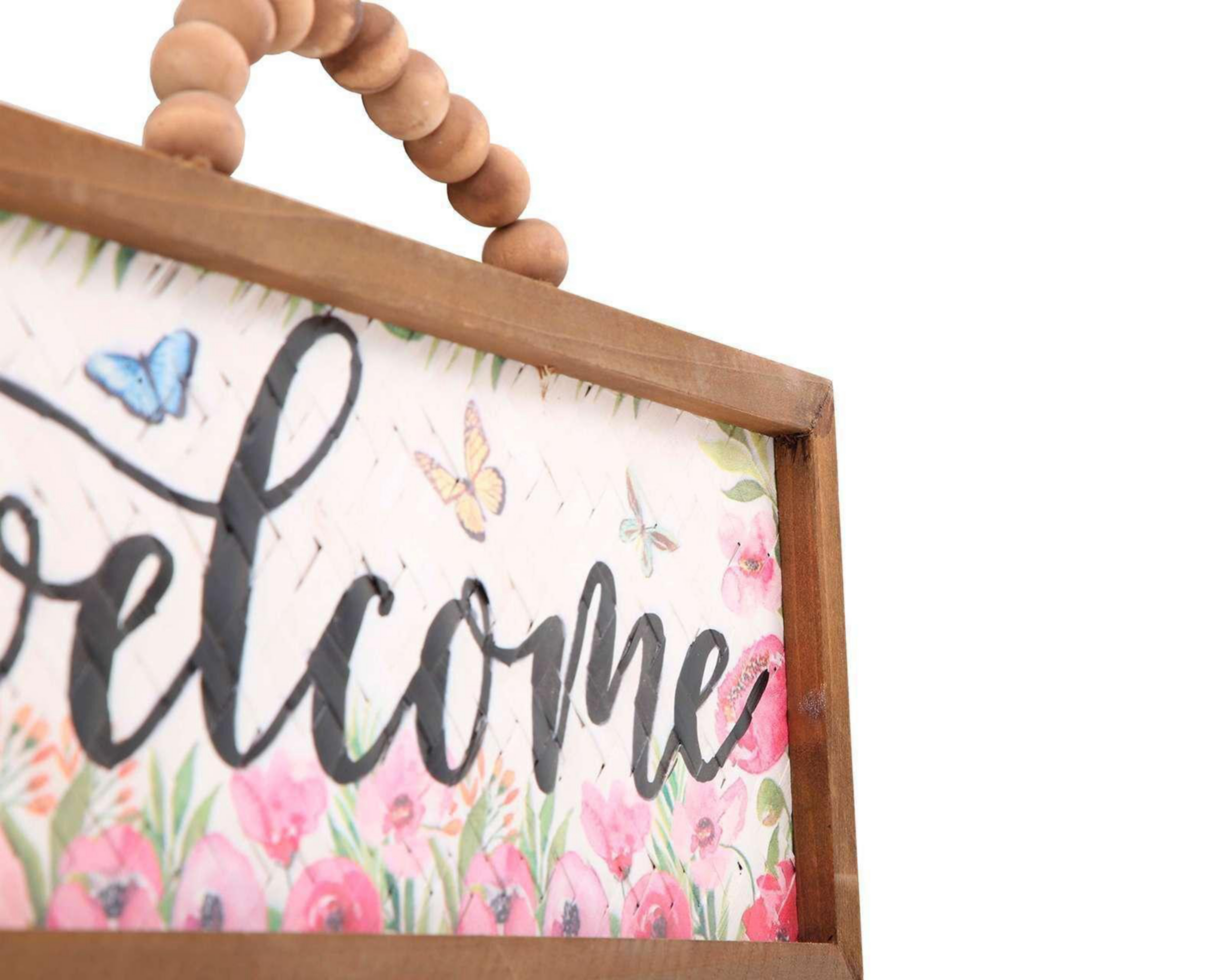 Foto 5 pulgar | Cuadro Decorativo Welcome Butterfly