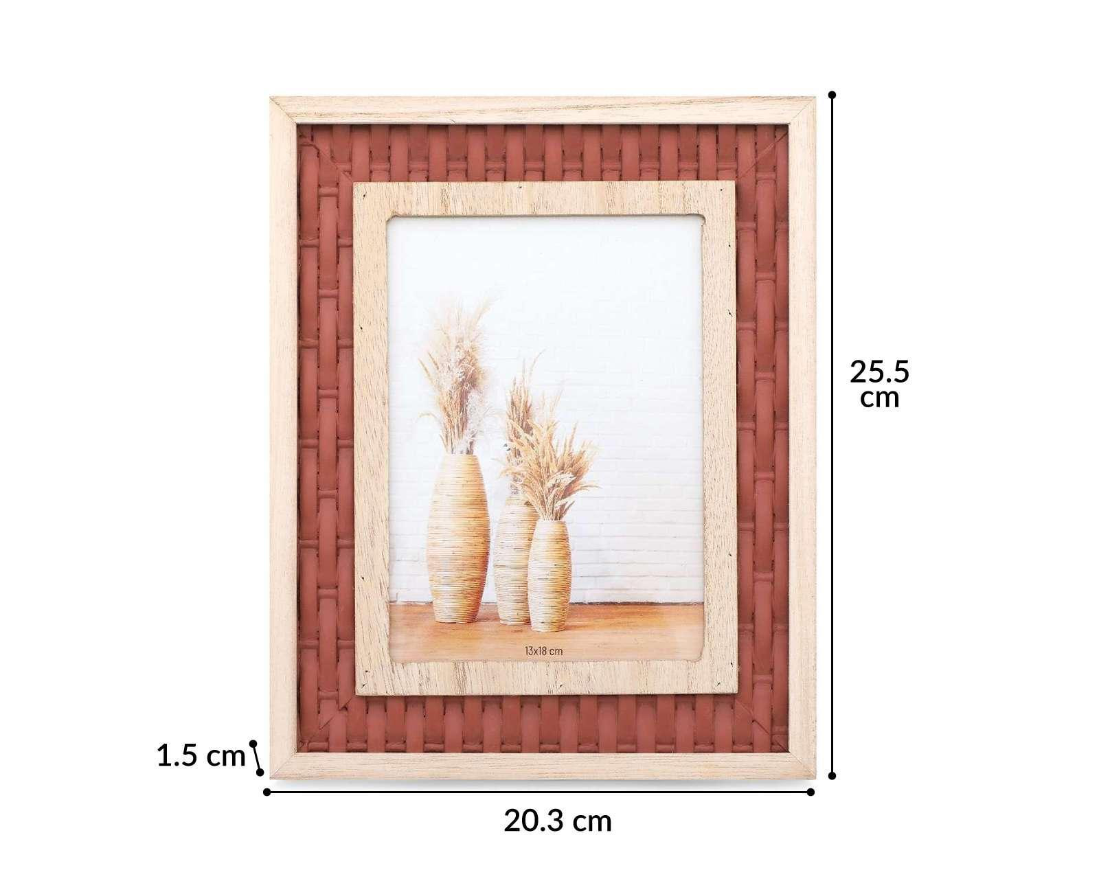Foto 4 | Portarretrato de Madera Industrial