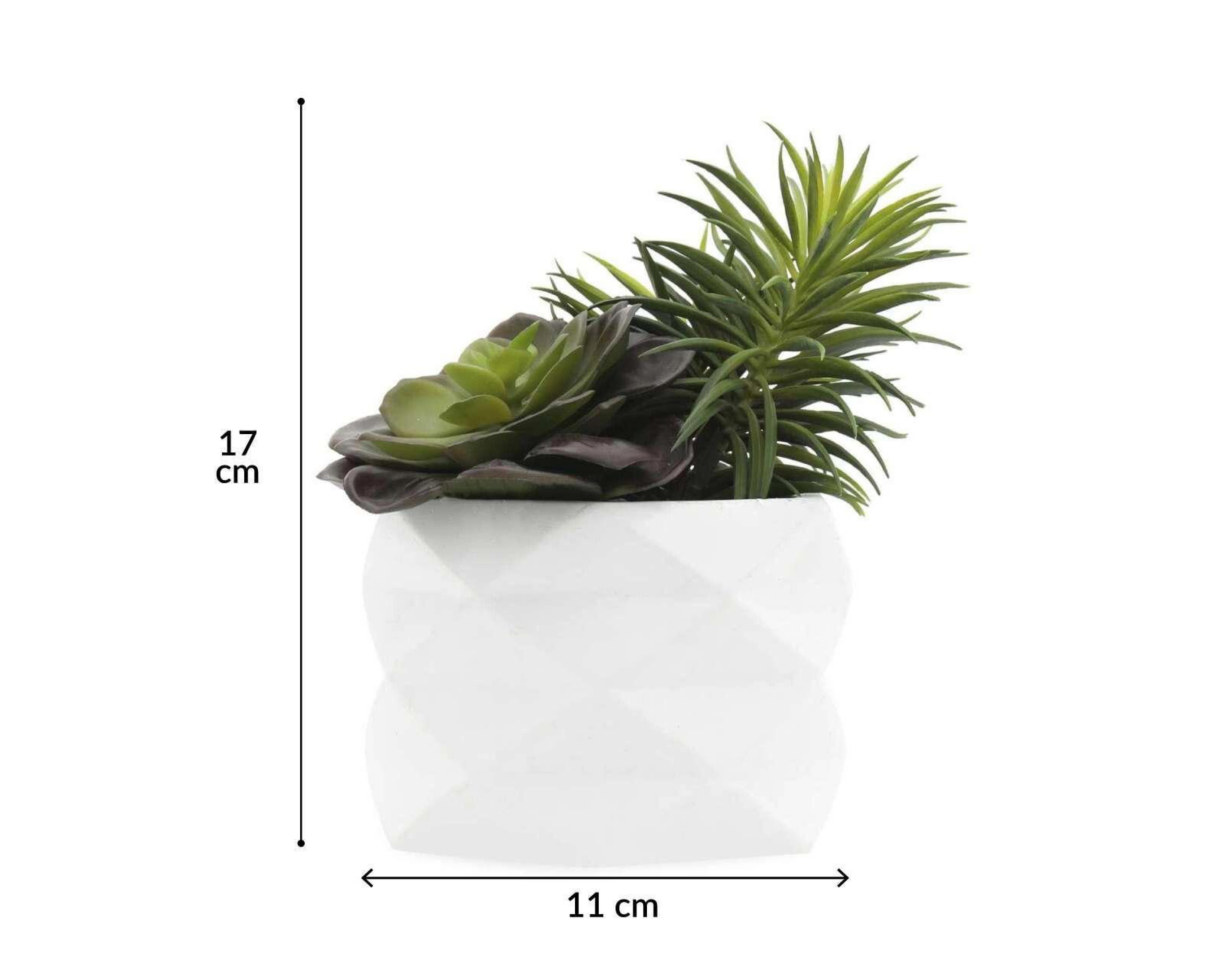 Foto 5 pulgar | Planta Artificial con Maceta Starhaus 17 cm
