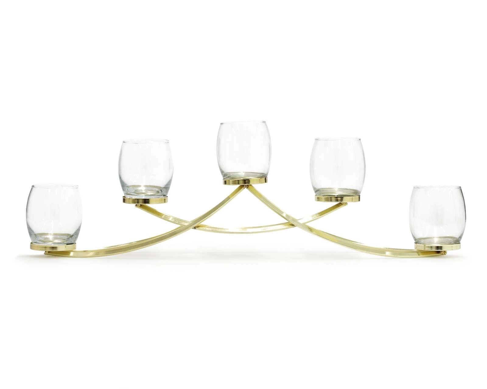 Candelabro Shine Gold