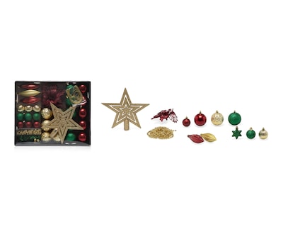 Foto 1 | Adorno Navideño Variado 38 Piezas