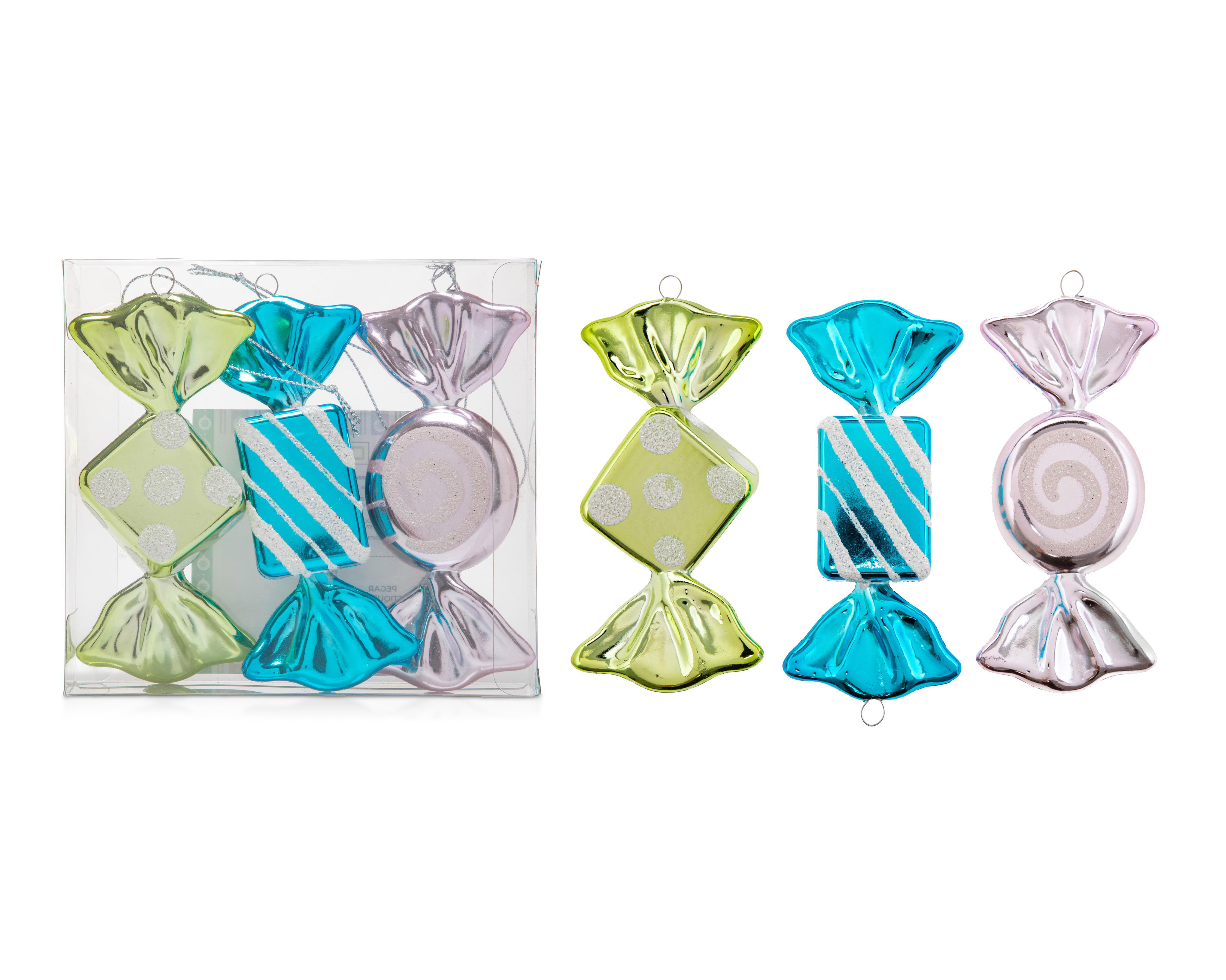 Adorno Navideño Dulces 3 Piezas $39