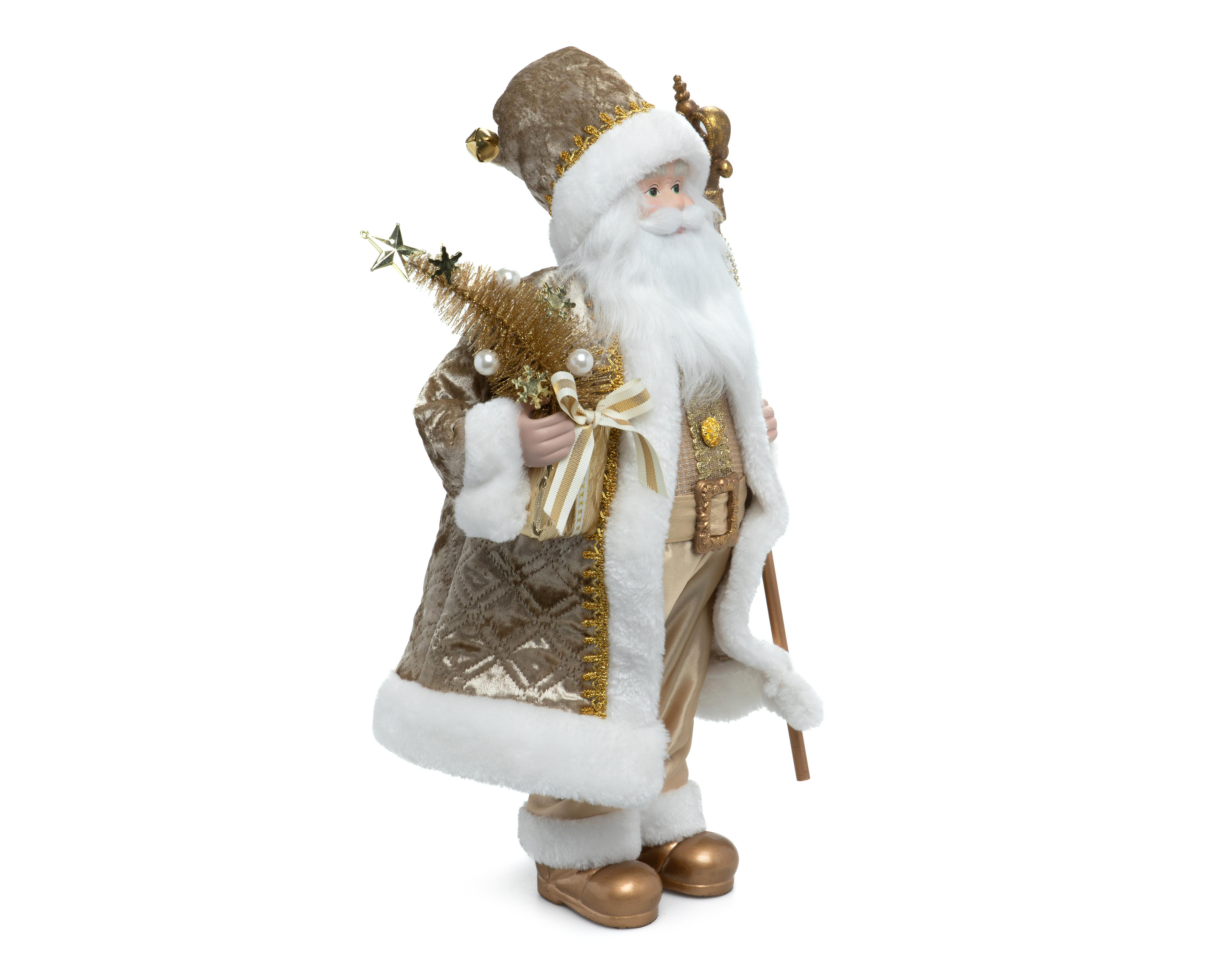 Figura Santa Gold Plástico