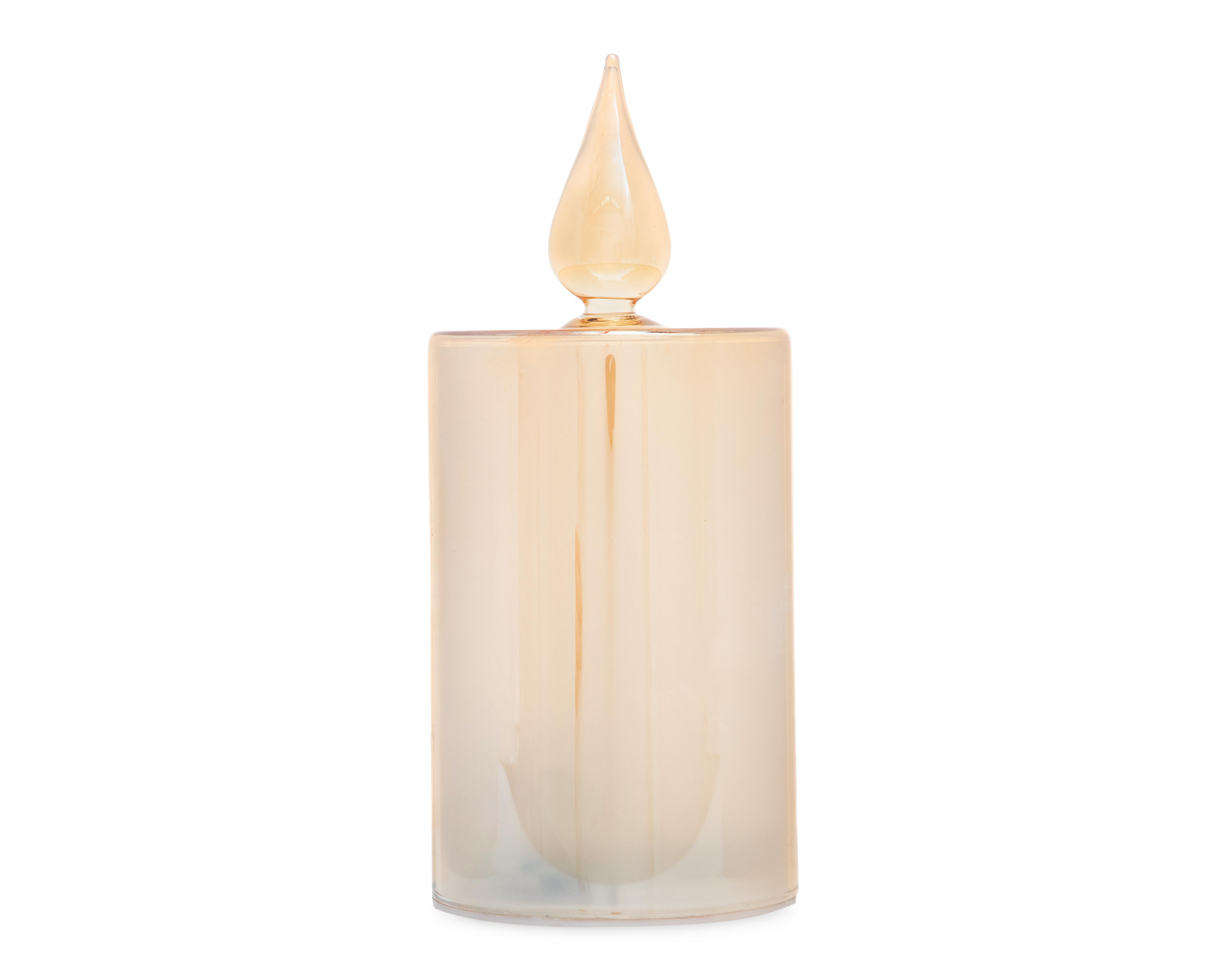 Escultura de Vela Ligera de Cristal $59
