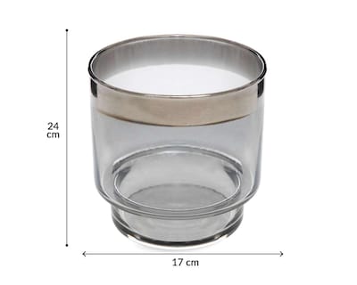 Foto 4 | Candelero Shine Gris