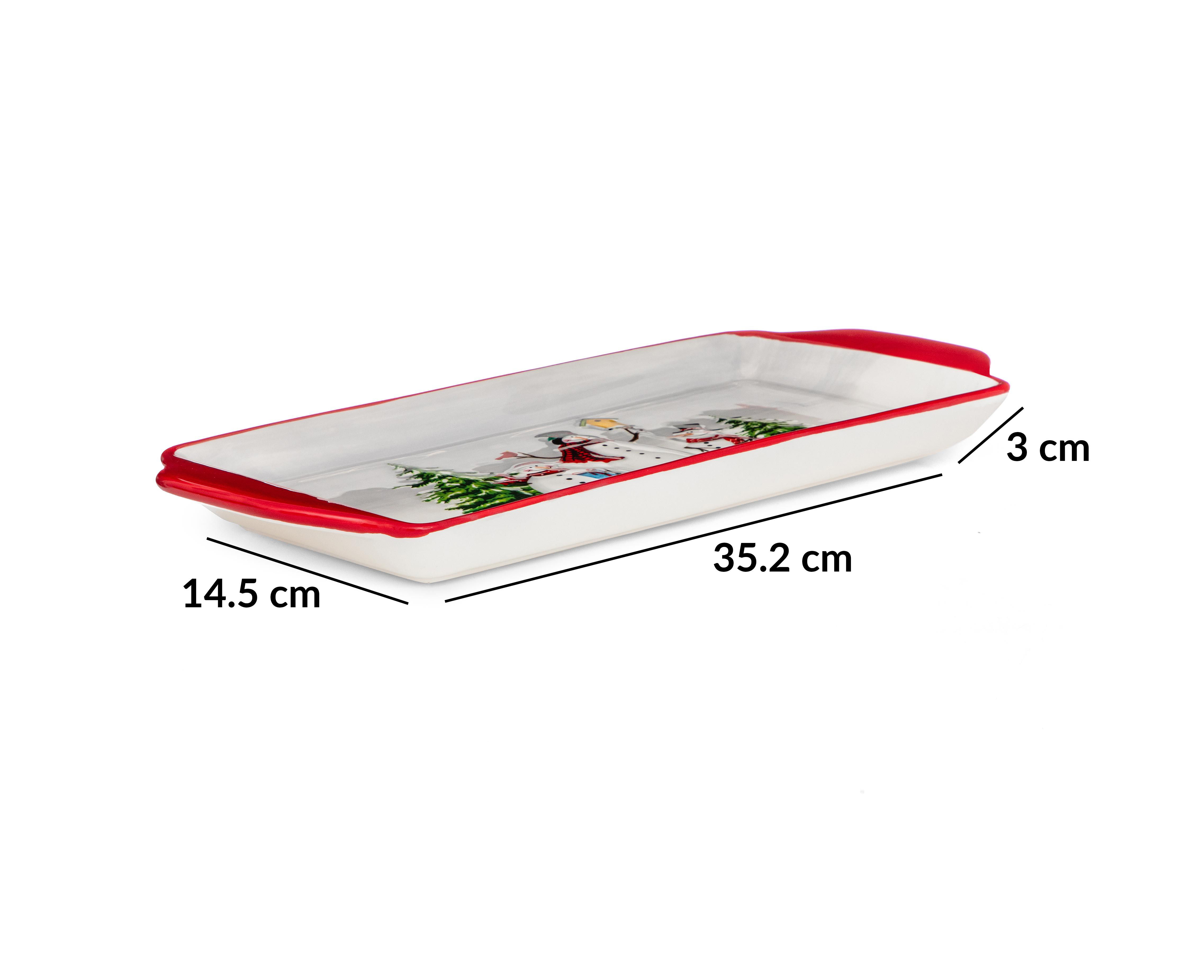 Foto 5 pulgar | Charola Decorativa Snowy Tray