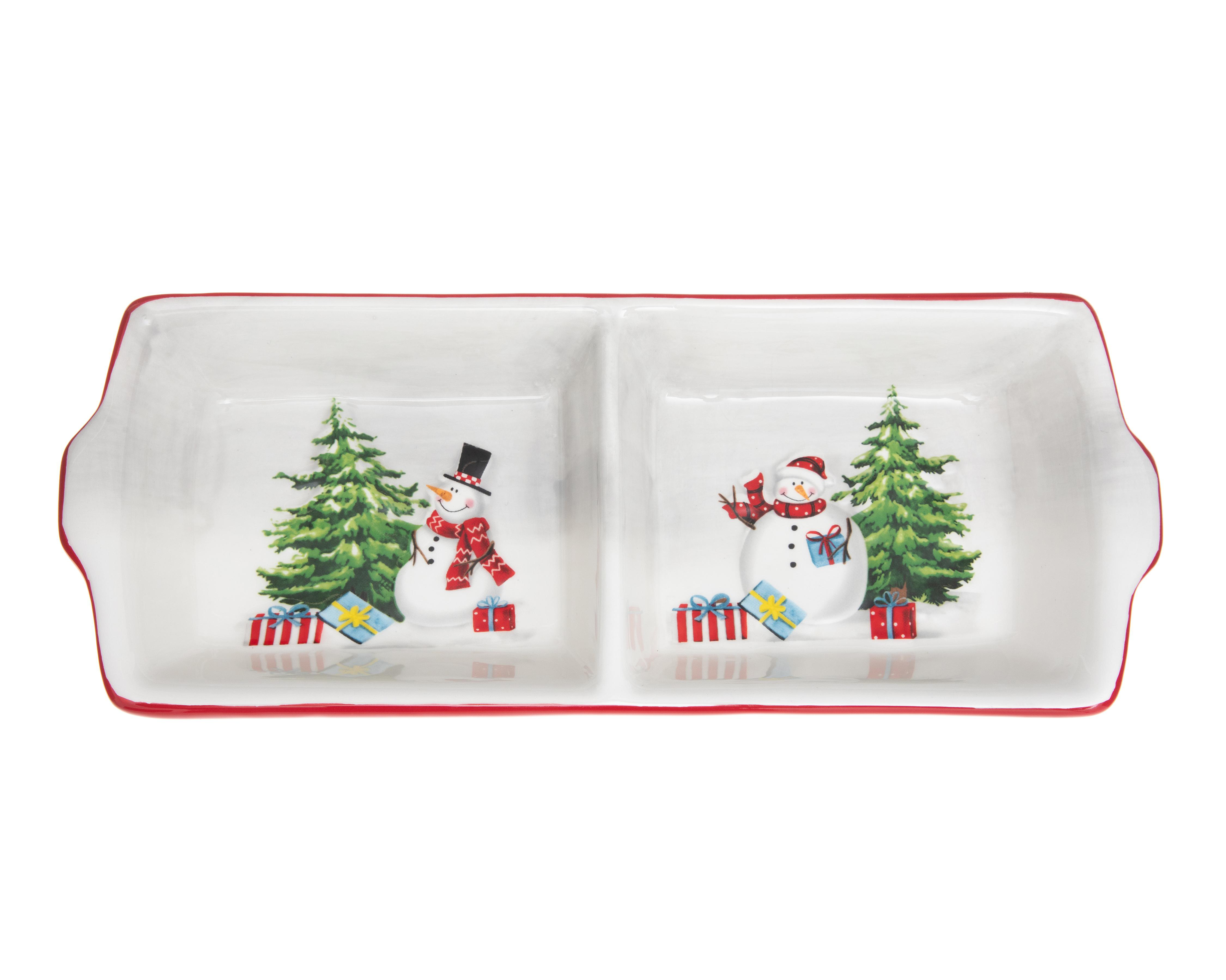 Foto 3 pulgar | Charola Decorativa Snowy Tree Tray