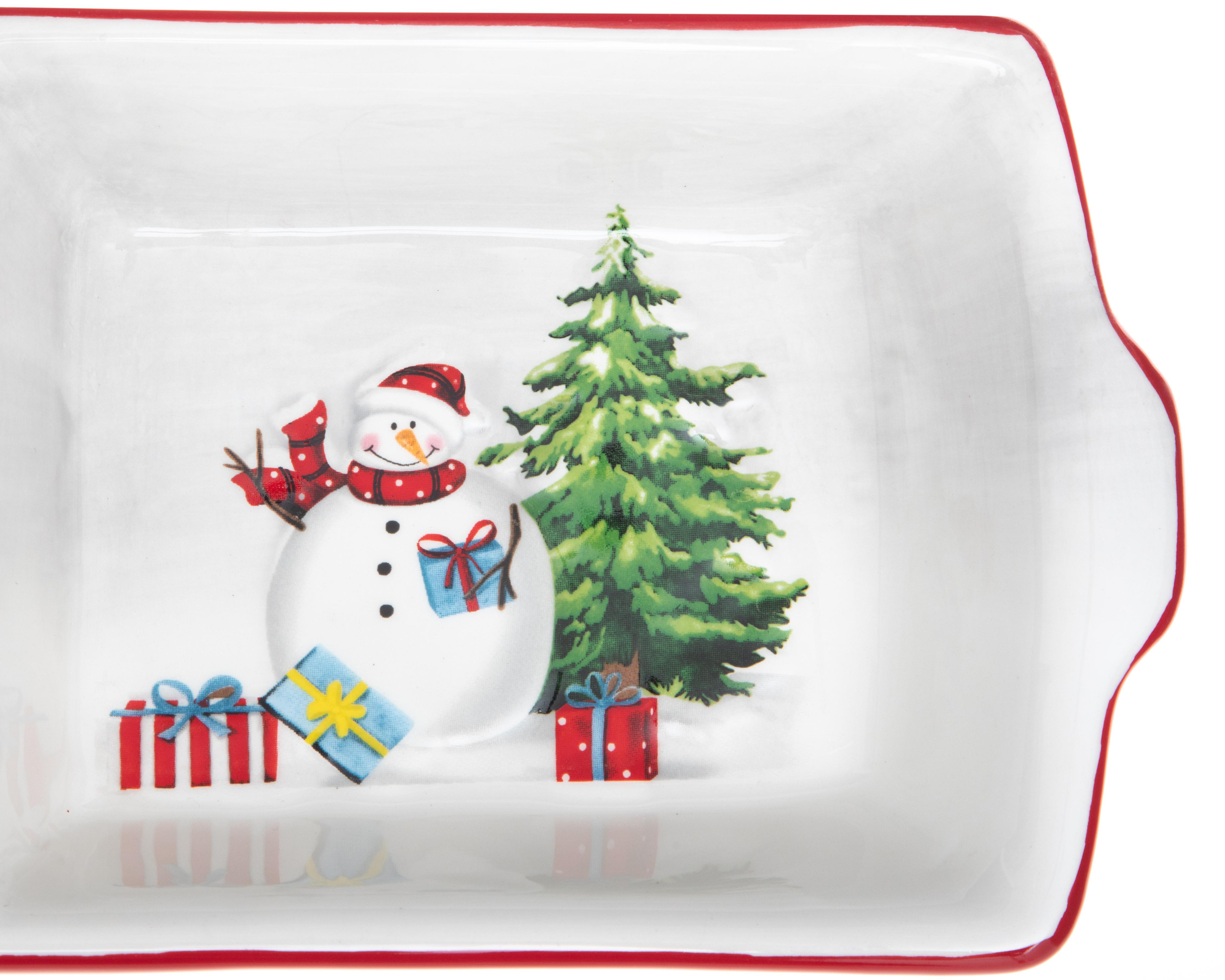 Foto 4 pulgar | Charola Decorativa Snowy Tree Tray