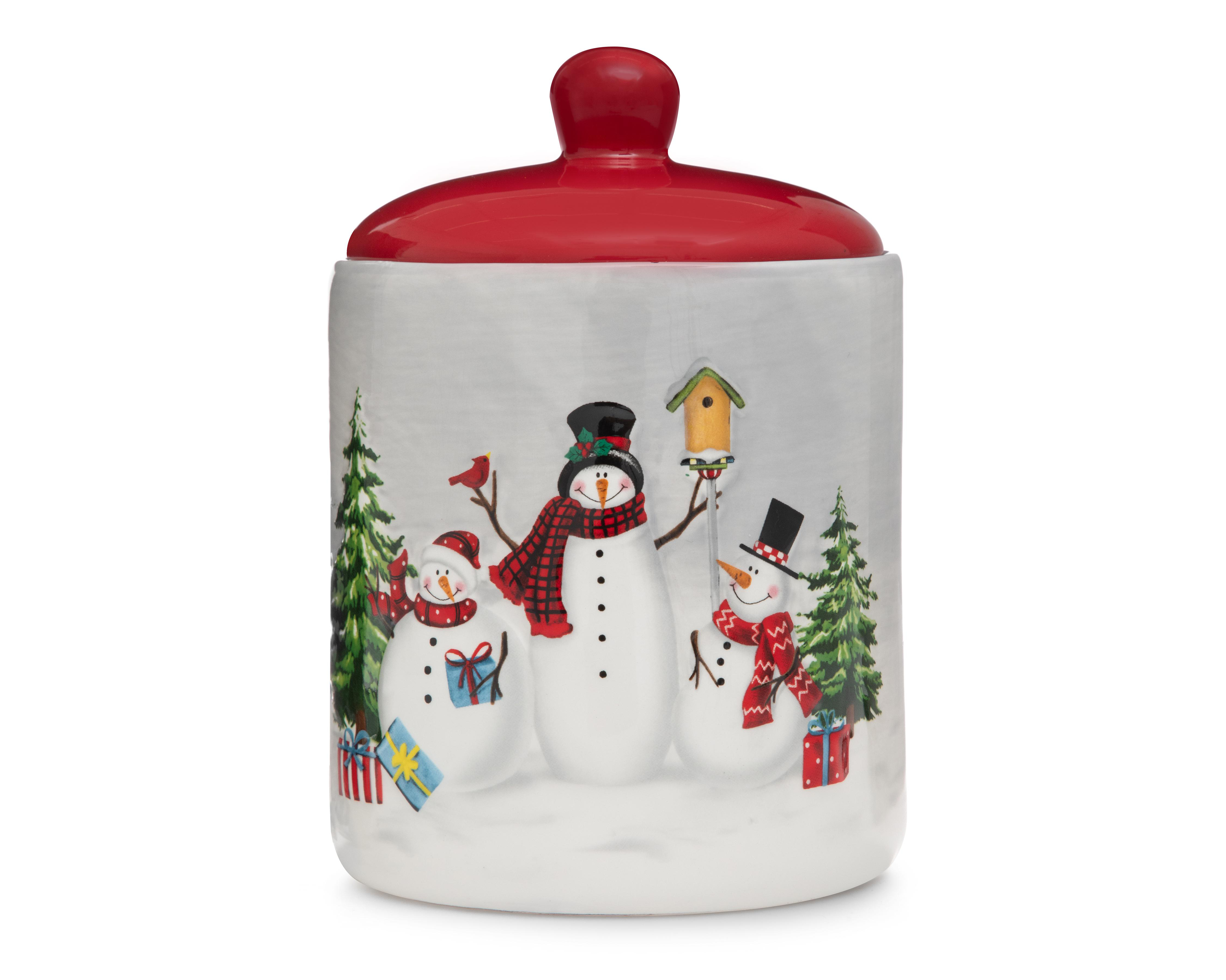 Frasco Decorativo Snowy Friends Jar de Cerámica $159