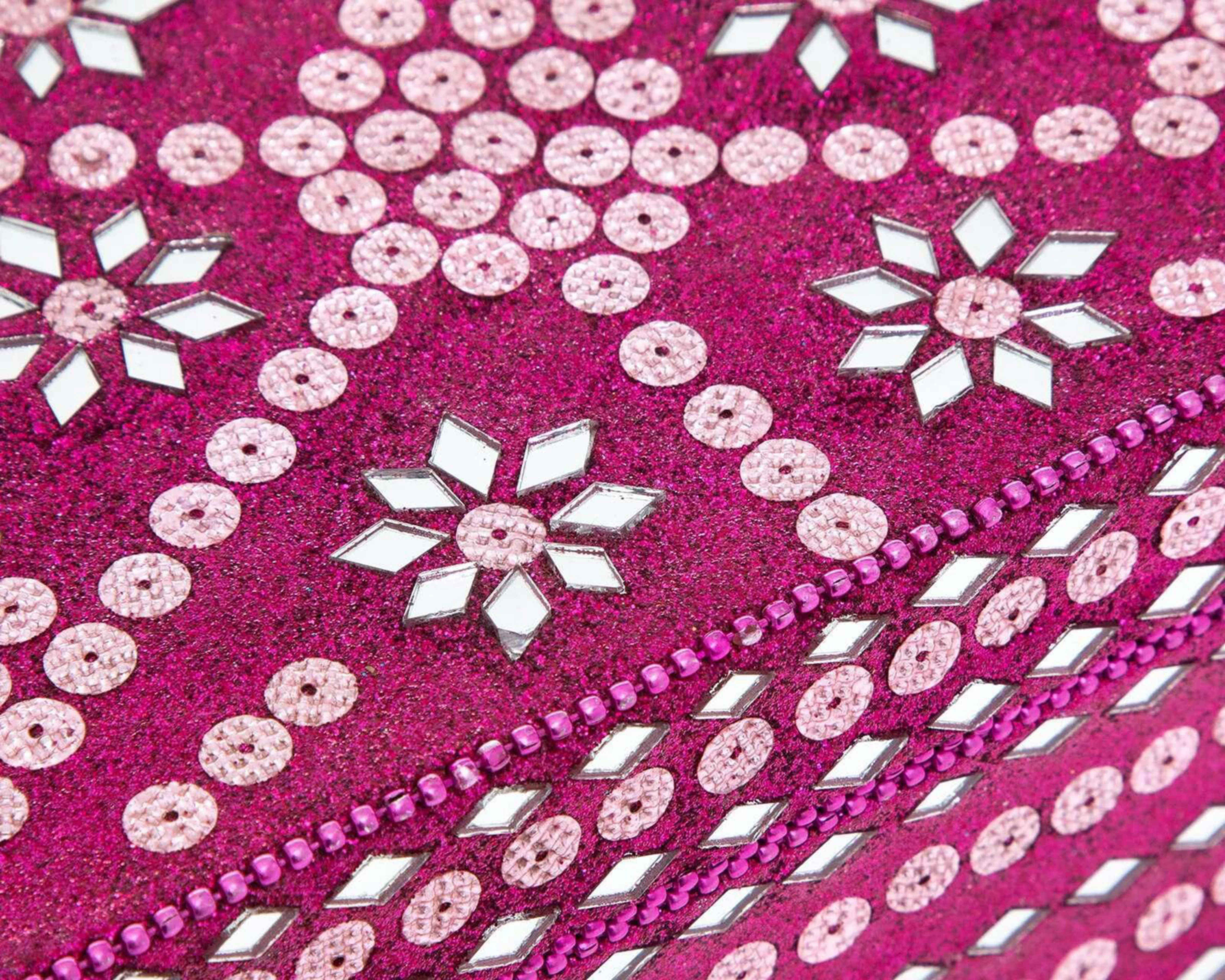 Foto 4 pulgar | Joyero Divya Fucsia
